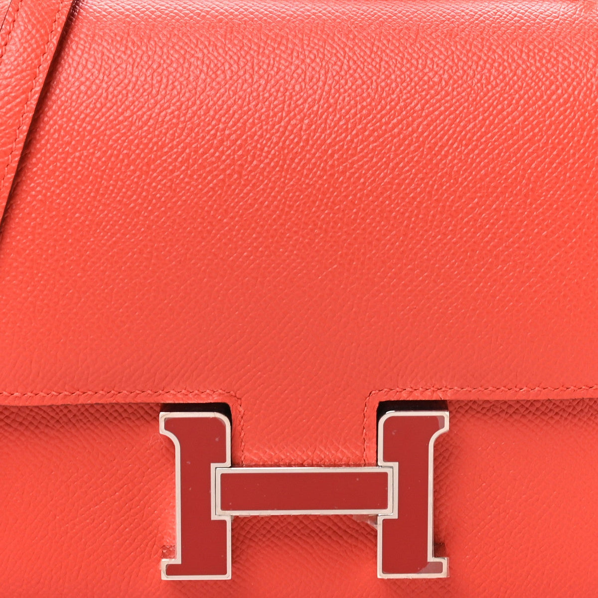 エルメス ミニコンスタンス 18 Capucine Sanguine エプソン エナメル金具 HERMES MINI CONSTANCE 18 CAPUCINE SANGUINE EPSOM