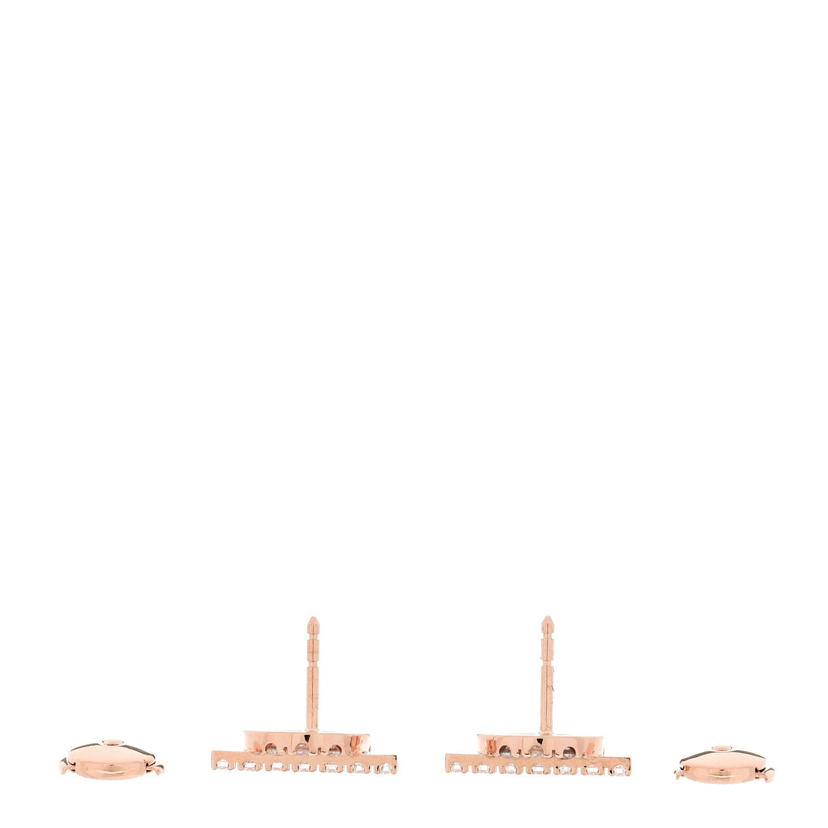 エルメス フィネス ピアス 18K ローズゴールド ダイヤモンド HERMES FINESSE EARRINGS 18K ROSE GOLD DIAMOND