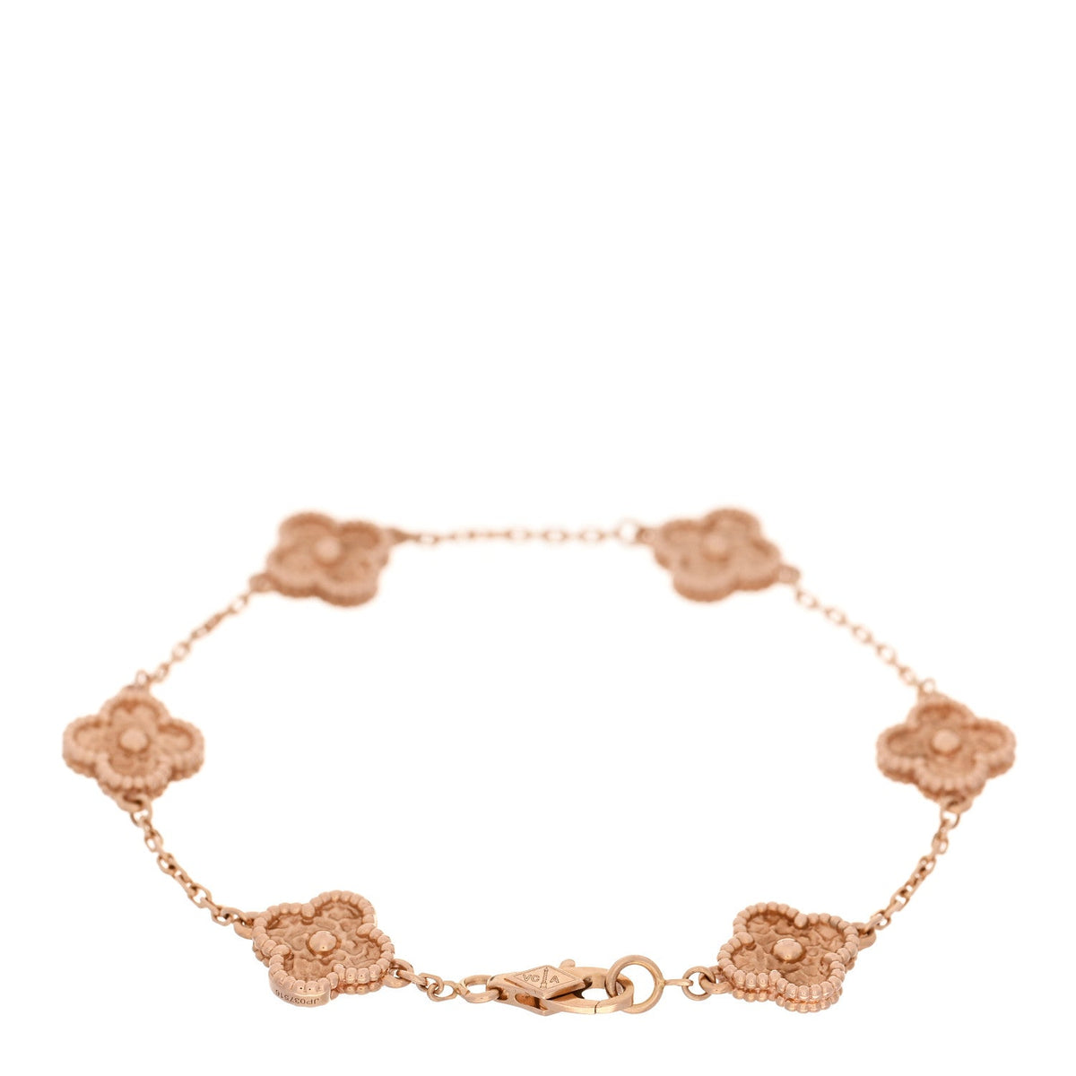 ヴァンクリーフ＆アーペル スウィートアルハンブラ 6モチーフ ブレスレット 18K ローズゴールド VAN CLEEF & ARPELS SWEET ALHAMBRA 6 MOTIFS BRACELET 18K ROSE GOLD