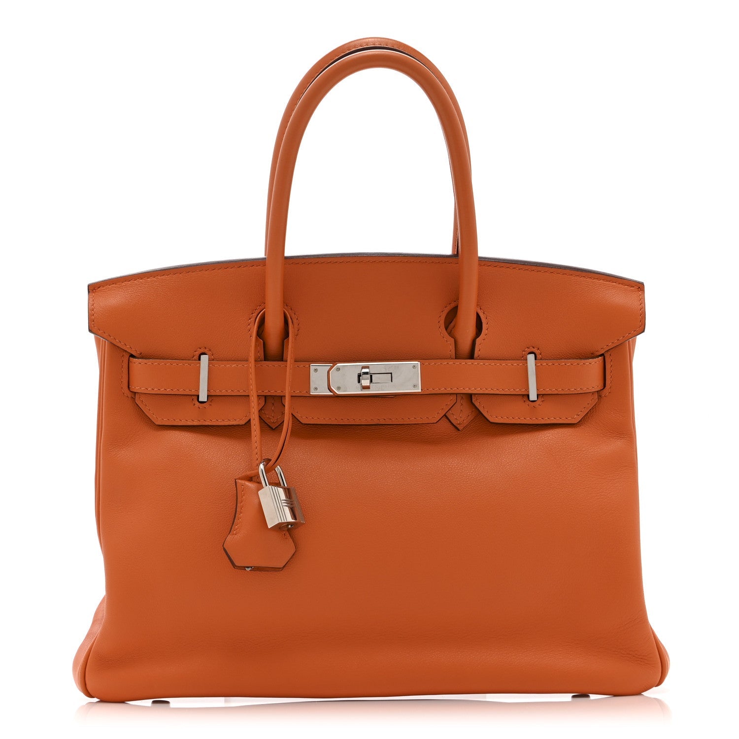 エルメス バーキン 30 Orange スイフト シルバー金具 HERMES BIRKIN 30