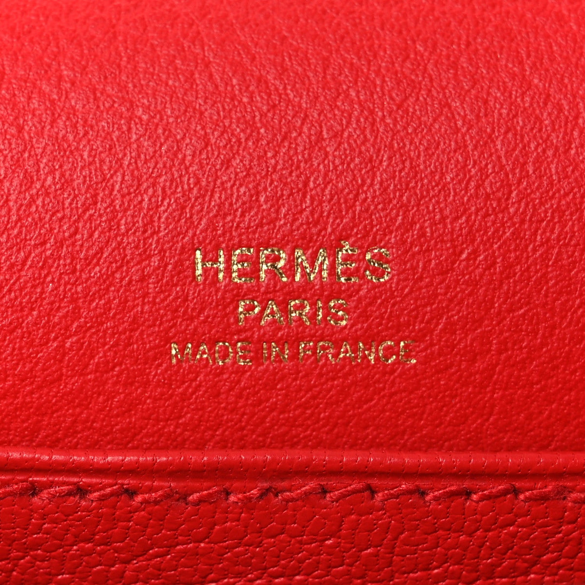 エルメス ミニルリ Rouge De Coeur エバーカラー ゴールド金具 HERMES ROULIS ROUGE DE COEUR EVERCOLOR GOLD HARDWARE