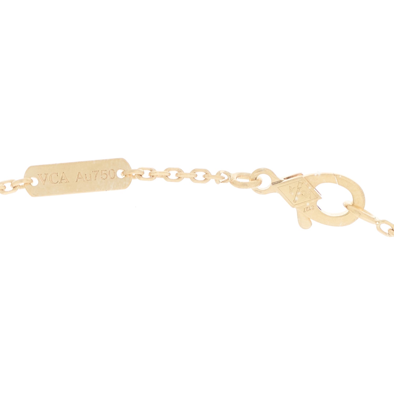 ヴァンクリーフ＆アーペル ヴィンテージアルハンブラ ペンダントネックレス マザーオブパール 18K イエローゴールド VAN CLEEF & ARPELS VINTAGE ALHAMBRA PENDANT NECKLACE MOTHER OF PEARL 18K YELLOW GOLD