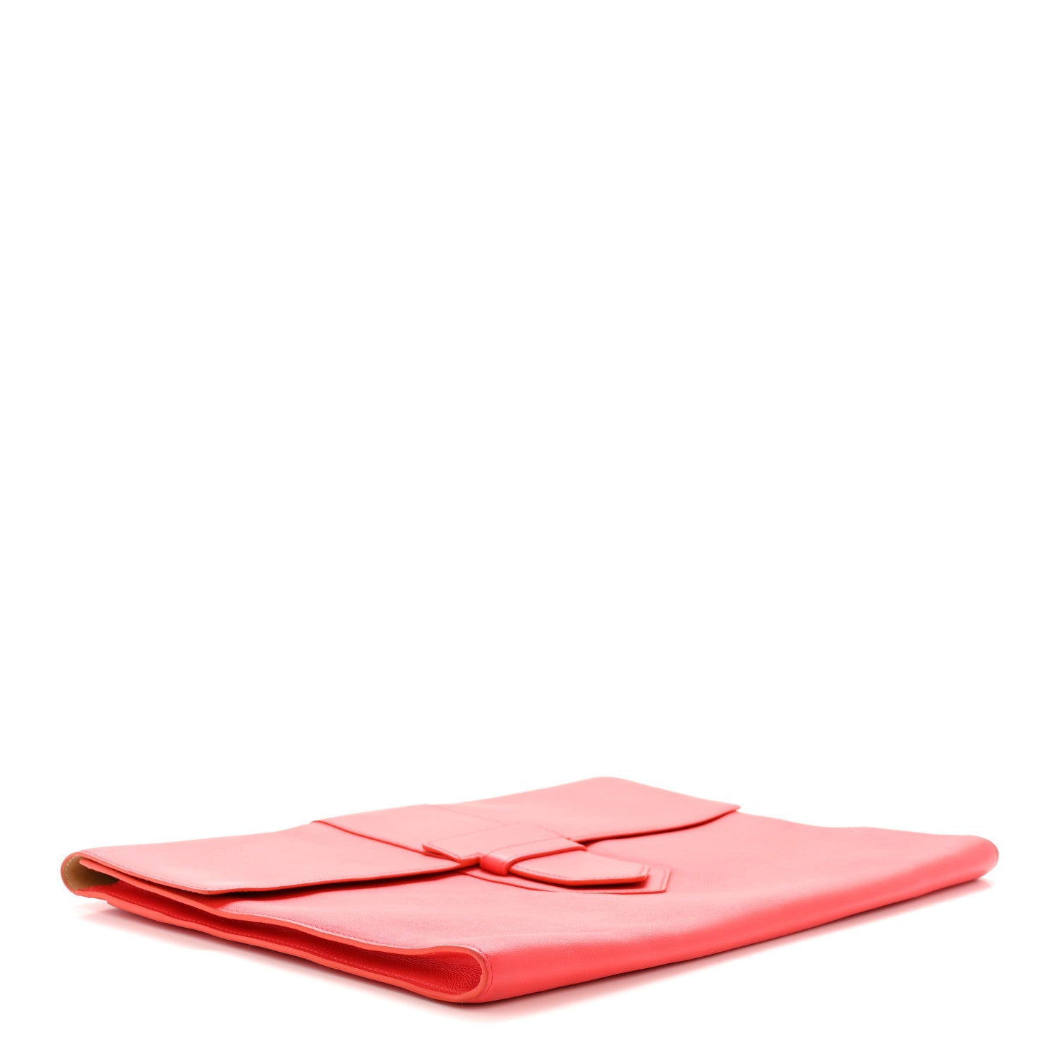 デルヴォー A5ポーチ Red トリヨンクリスペ - DELVAUX A5 POUCH RED TAURILLON CRISPE