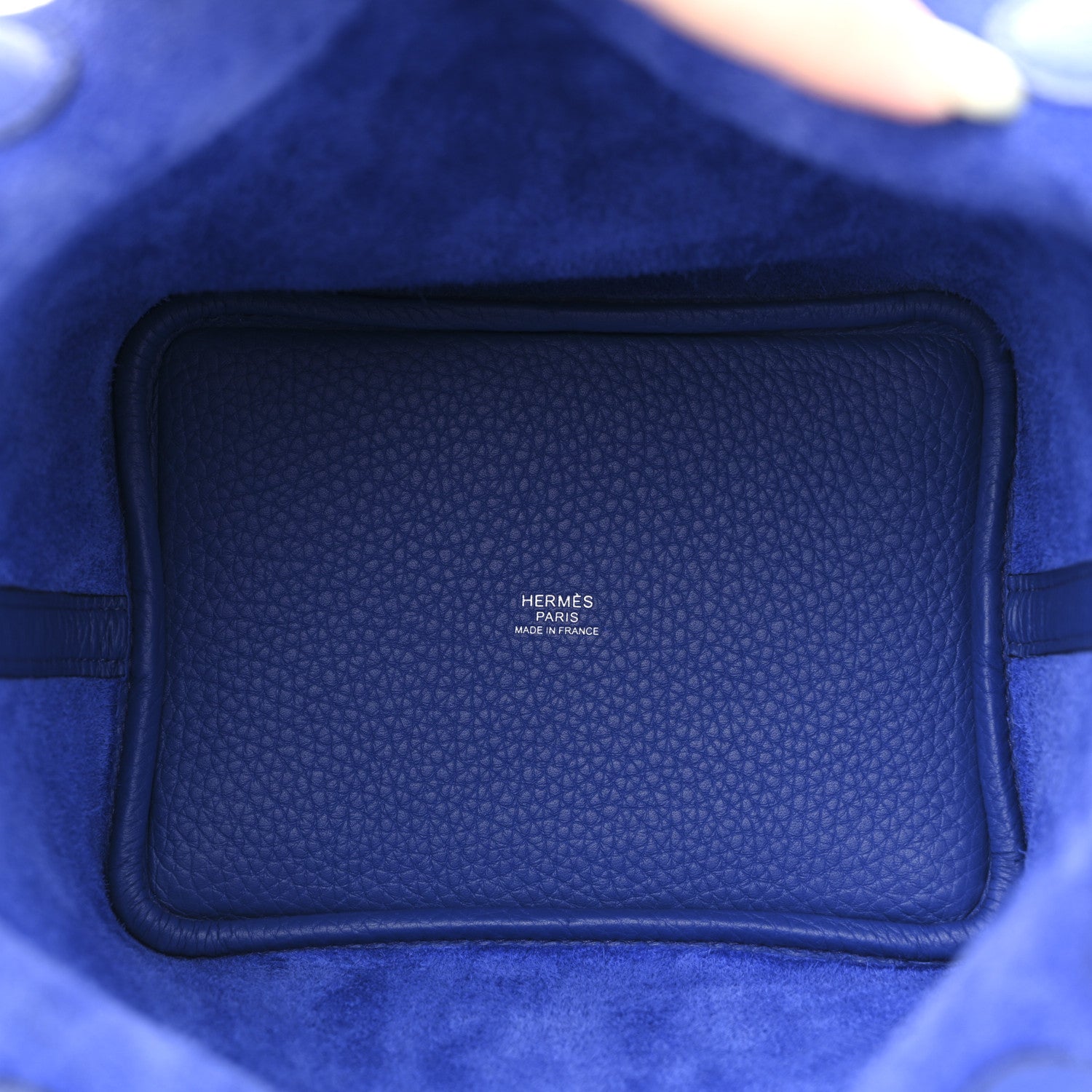 エルメス ピコタンロック PM 18 Bleu Royal トリヨンクレマンス シルバー金具 HERMES PICOTIN LOCK PM 18 BLEU ROYAL TAURILLON CLEMENCE SILVER HARDWARE