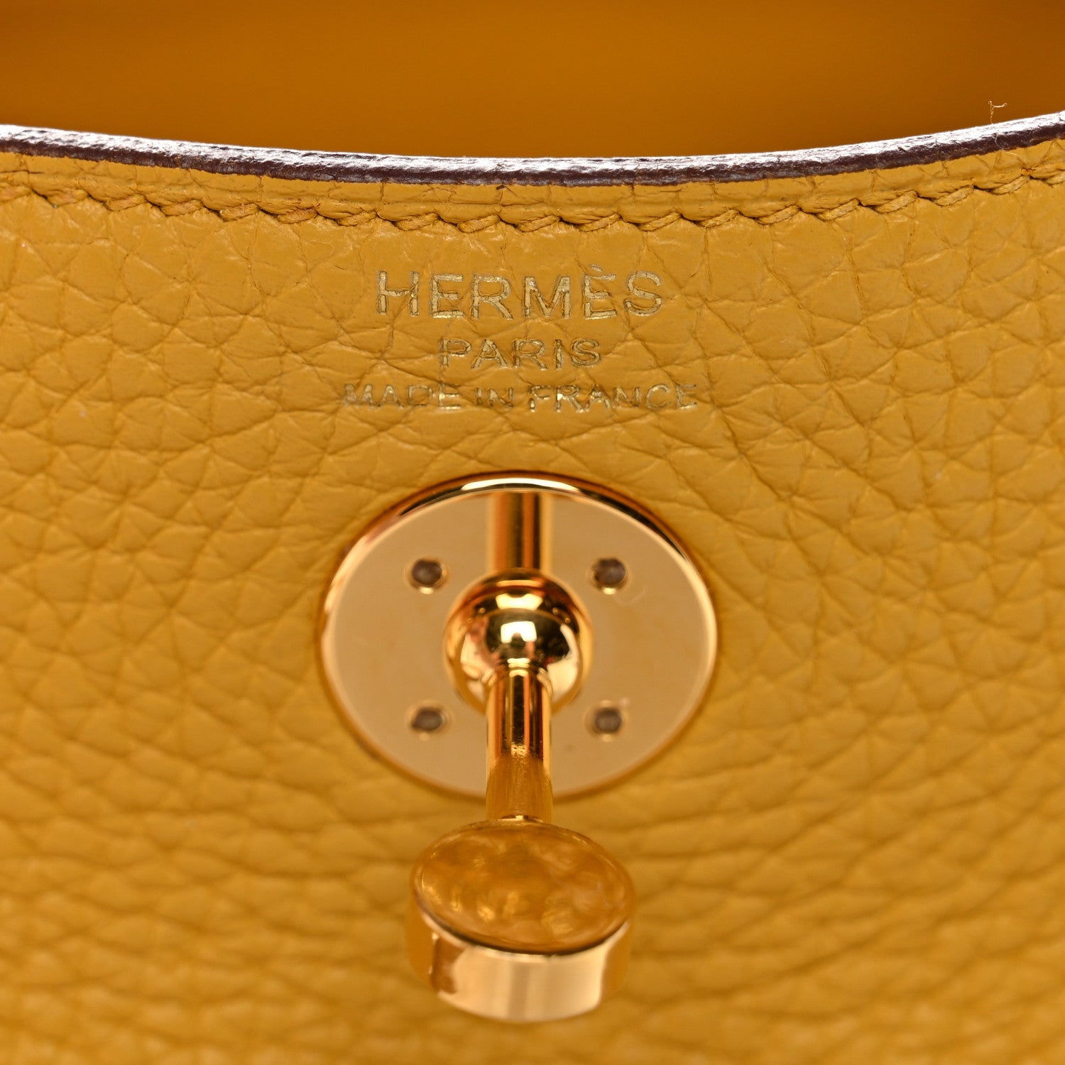 エルメス ミニリンディ 20 Sun トリヨンクレマンス ゴールド金具 HERMES MINI LINDY 20 SUN TAURILLON CLEMENCE GOLD HARDWARE