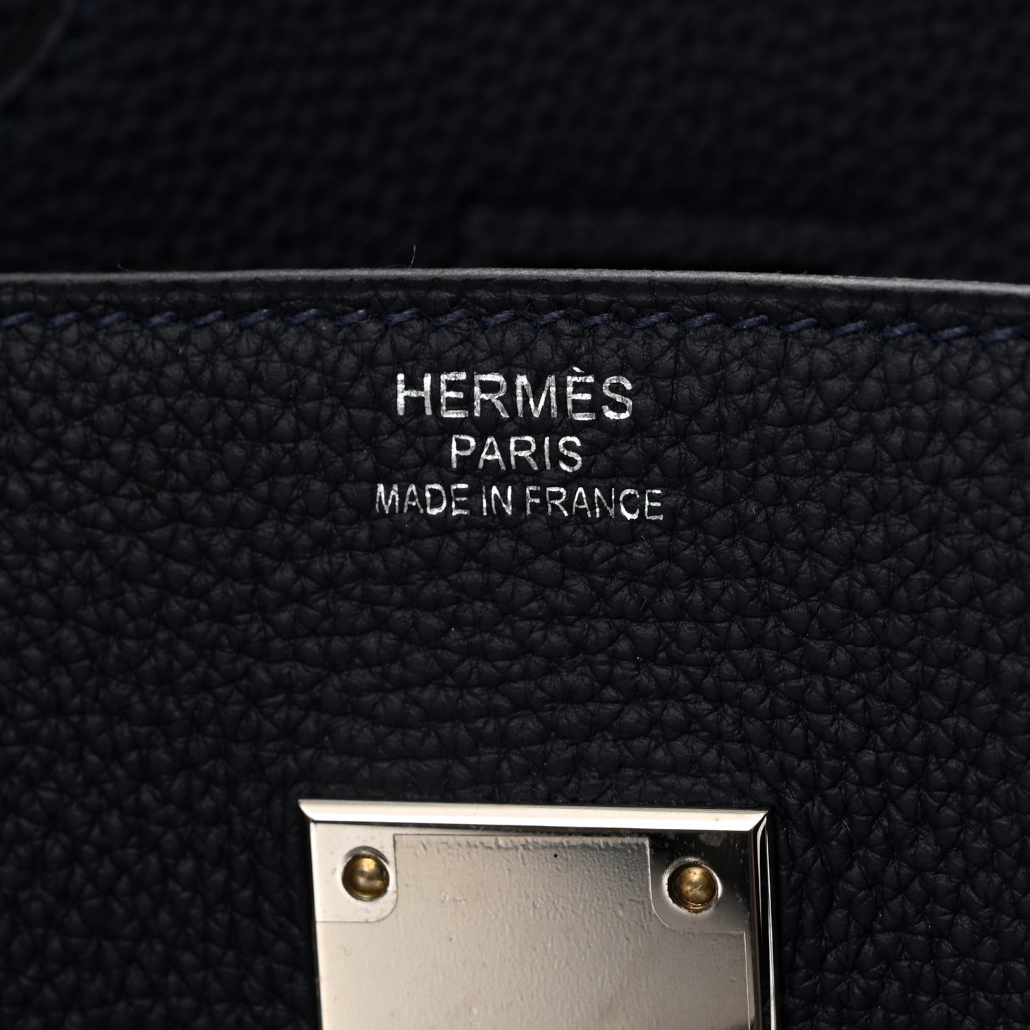エルメス バーキン 50 オータクロア HAC Gris Clair Bleu Nuit フェルト / トゴ シルバー金具 HERMES BIRKIN 50 HAC GRIS CLAIR BLEU NUIT FEUTRE / TOGO SILVER HARDWARE