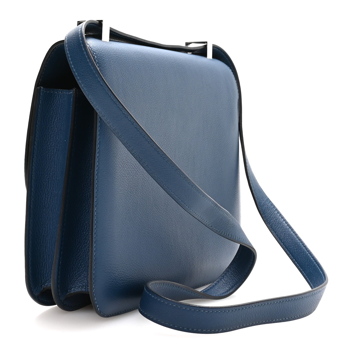 エルメス コンスタンス 24 Deep Bleu エバーカラー シルバー金具 HERMES CONSTANCE 24 DEEP BLEU EVERCOLOR SILVER HARDWARE