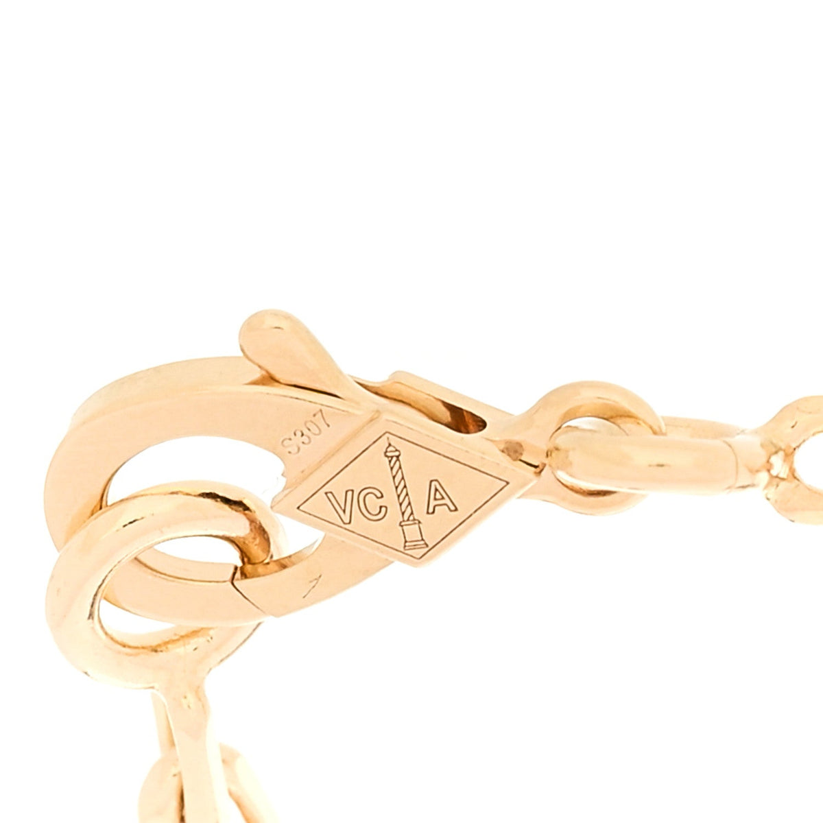 ヴァンクリーフ＆アーペル ラッキーアルハンブラ 4モチーフ ブレスレット マルチカラー 18K イエローゴールド VAN CLEEF & ARPELS LUCKY ALHAMBRA 4 MOTIFS BRACELET MULTICOLOR 18K YELLOW GOLD
