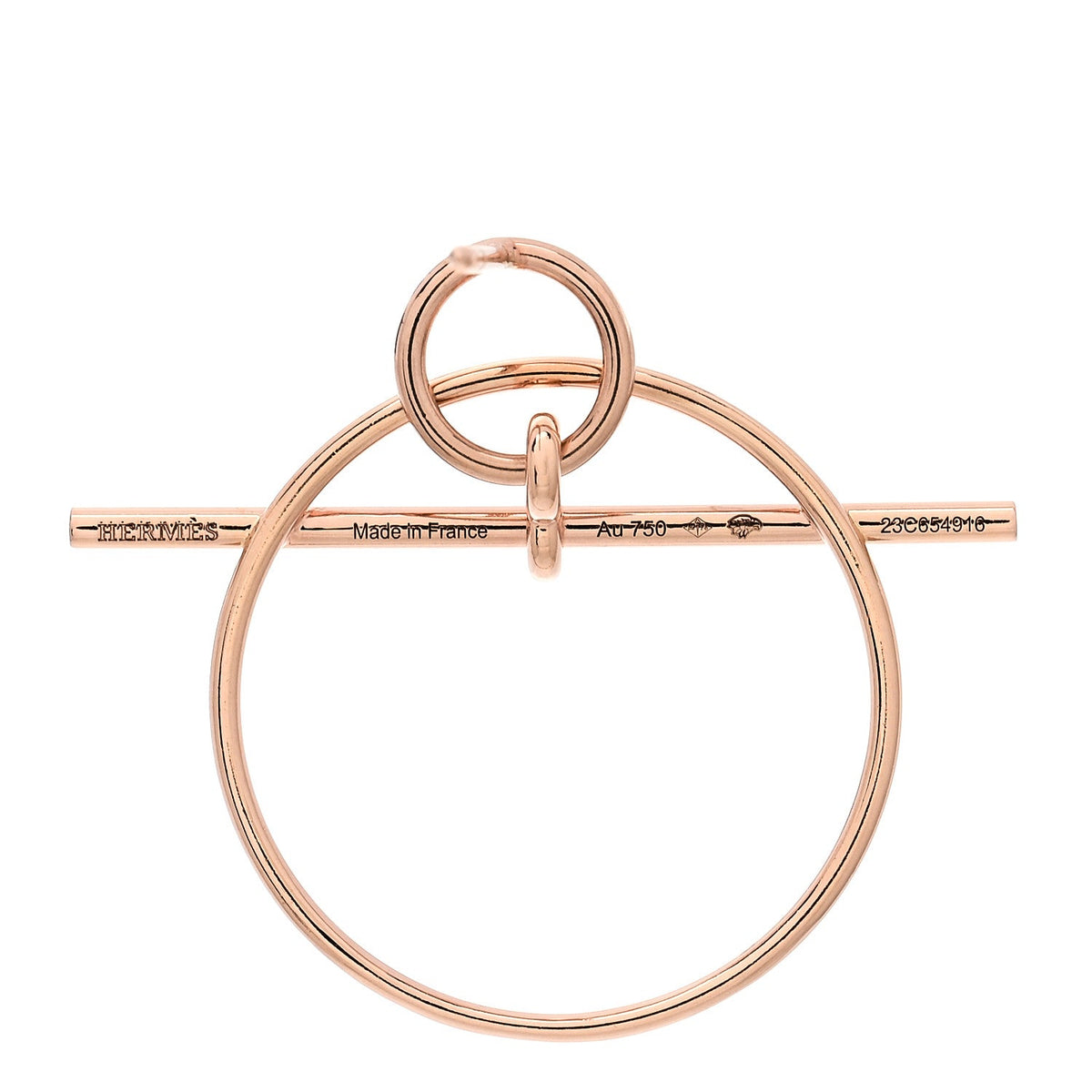 エルメス ループ ピアス 18K ローズゴールド HERMES LOOP EARRINGS 18K ROSE GOLD