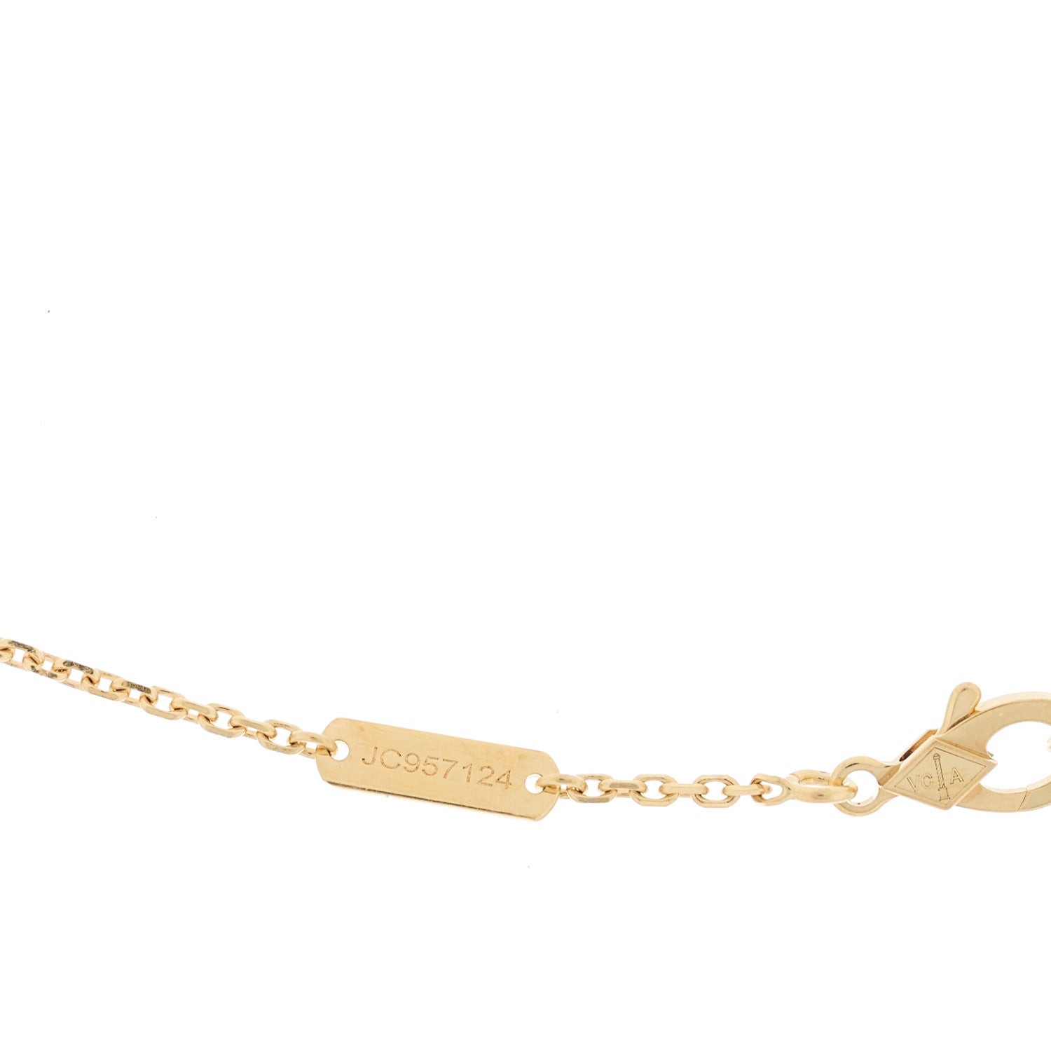 ヴァンクリーフ＆アーペル ヴィンテージアルハンブラ ペンダントネックレス マザーオブパール 18K イエローゴールド VAN CLEEF & ARPELS VINTAGE ALHAMBRA PENDANT NECKLACE MOTHER OF PEARL 18K YELLOW GOLD