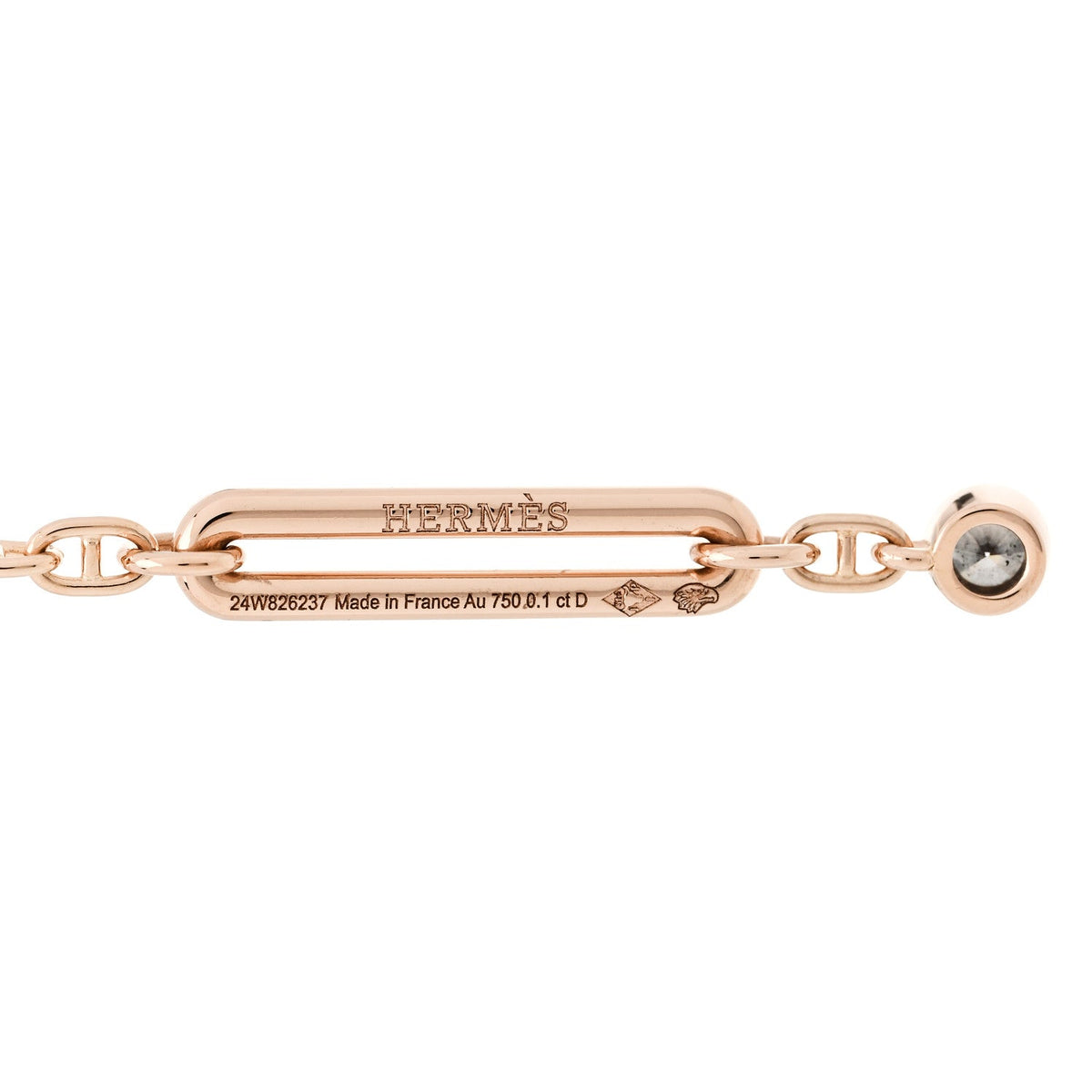 エルメス カオス ピアス 18K ローズゴールド ダイヤモンド HERMES CHAOS EARRINGS 18K ROSE GOLD DIAMOND