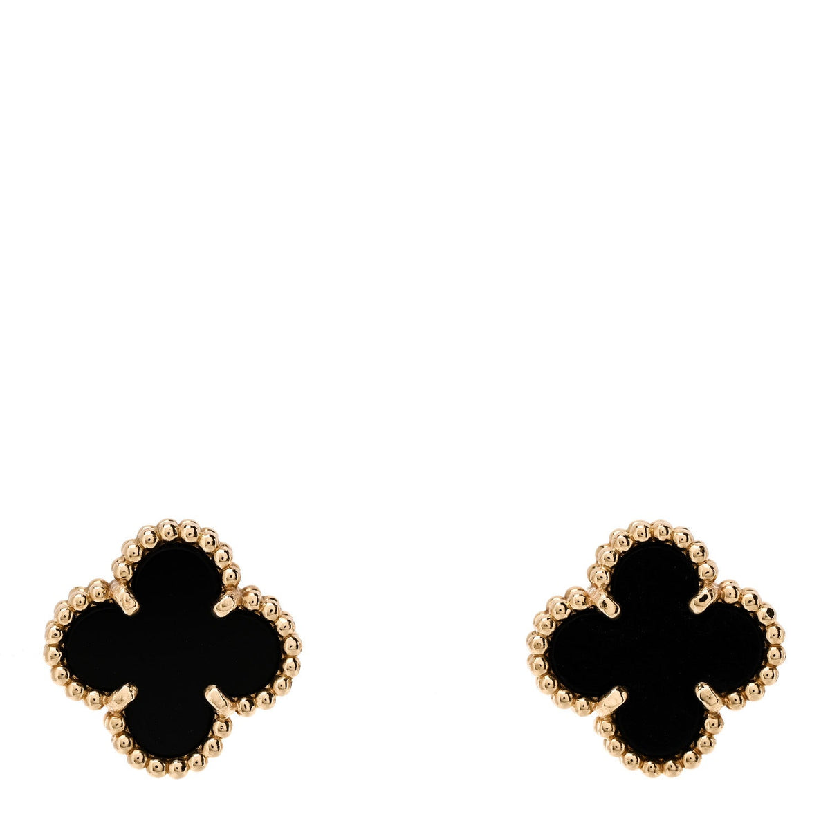 ヴァンクリーフ＆アーペル スウィートアルハンブラ ピアス ブラックオニキス 18K イエローゴールド VAN CLEEF & ARPELS SWEET ALHAMBRA EARRINGS BLACK ONYX 18K YELLOW GOLD