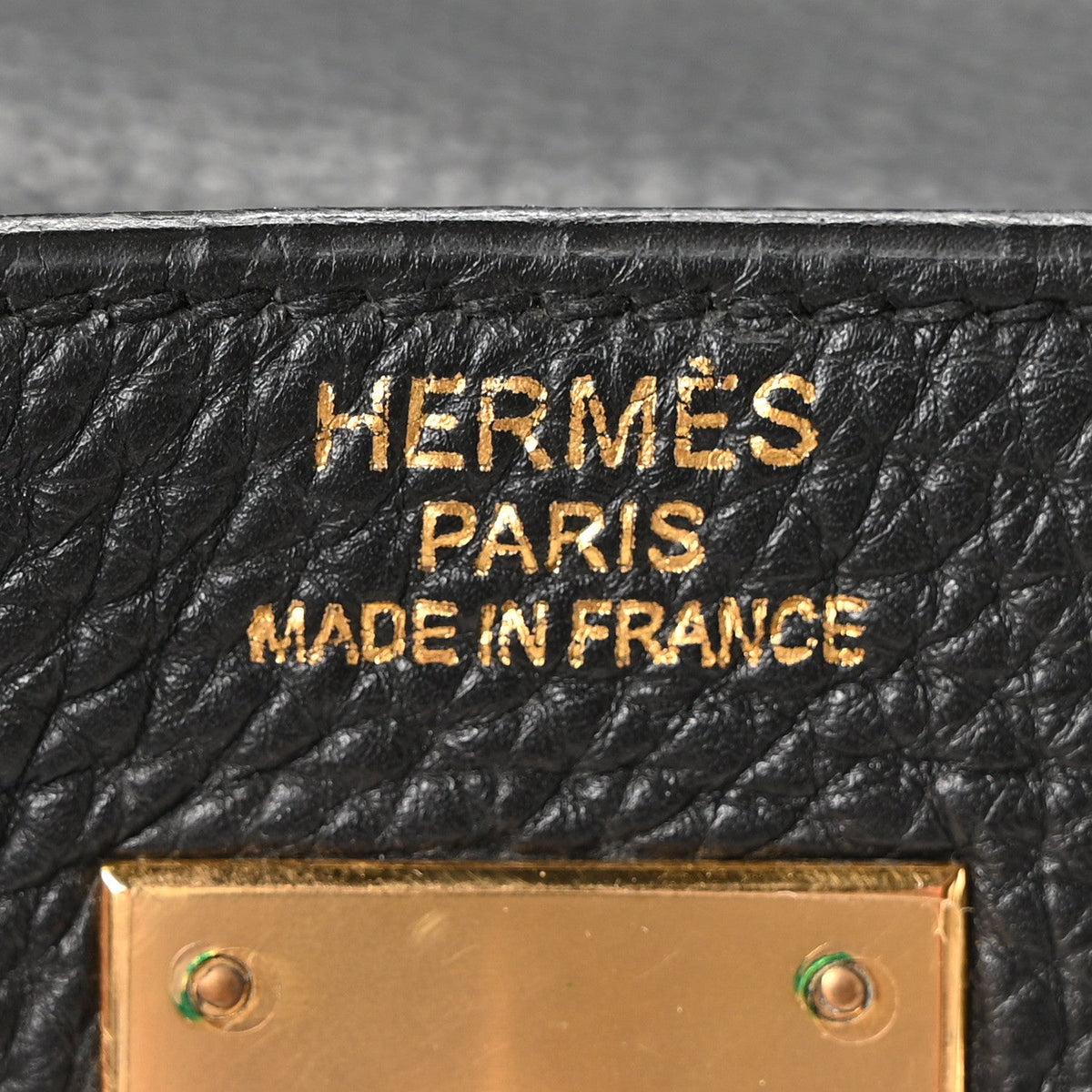 Hermes Kelly 35 Retourne Black Togo Gold Hardware