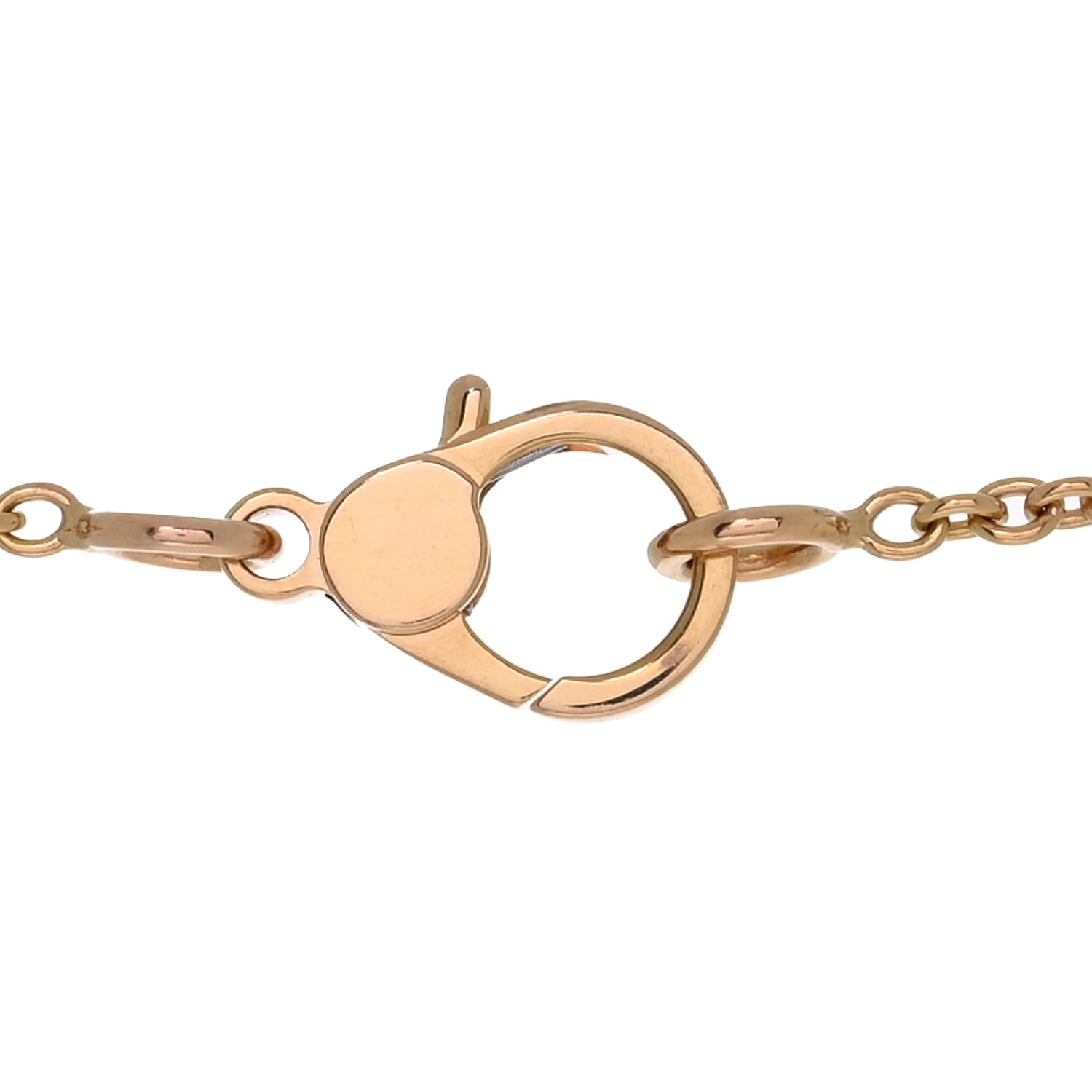 エルメス フィネス ペンダントネックレス 18Kローズゴールド HERMES GREEN SAPPHIRE FINESSE PENDANT NECKLACE 18K ROSE GOLD