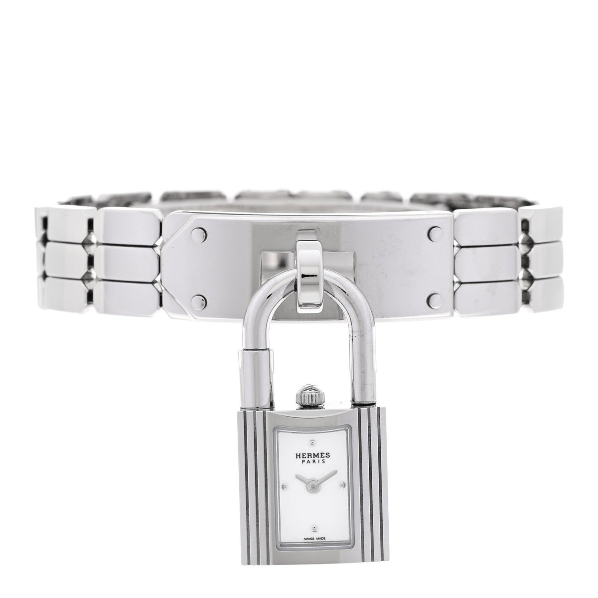 Hermes Kelly 16MM Quartz Watch Stainless Steel