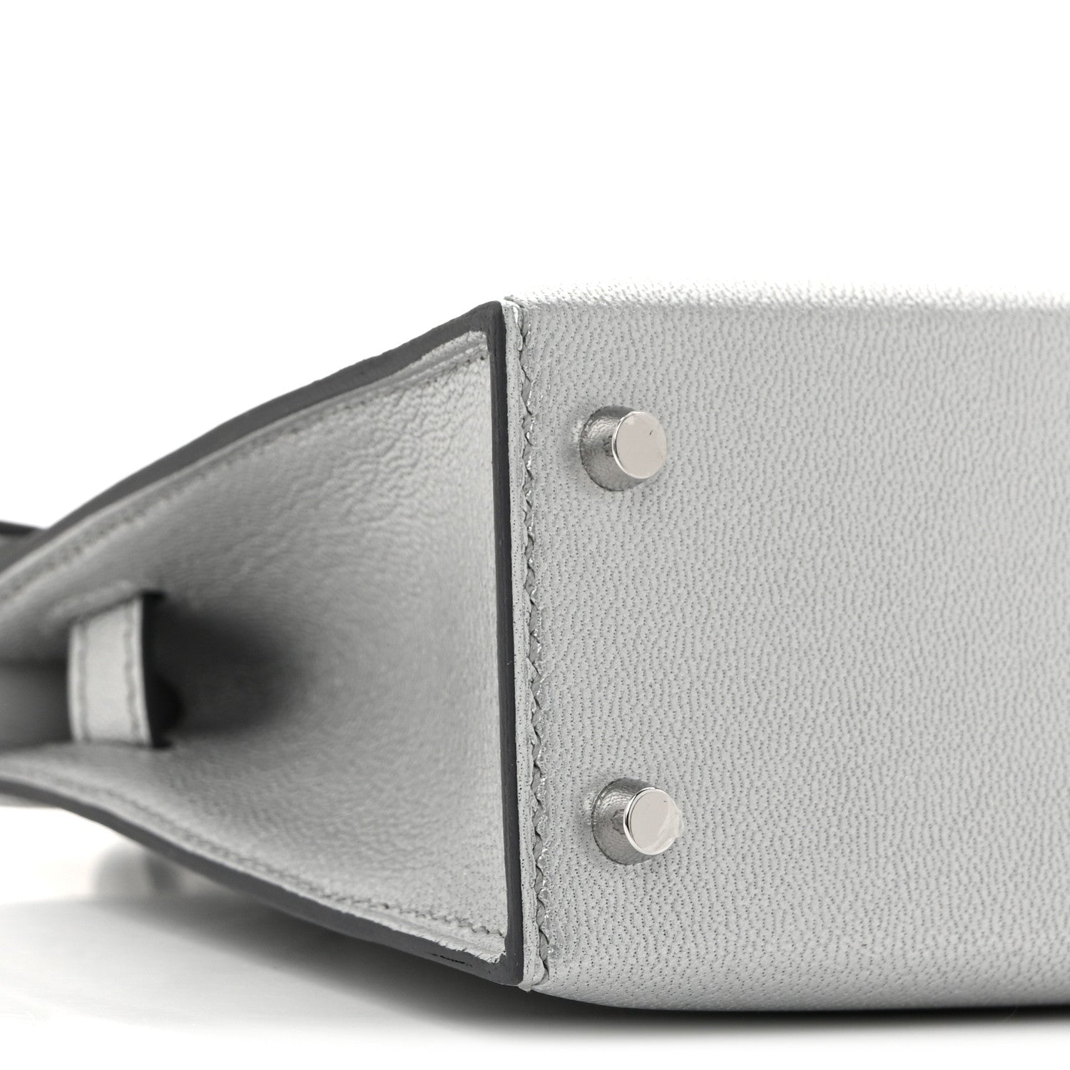 エルメス ミニケリー 20 外縫い Argent シェーブル シルバー金具 HERMES MINI KELLY 20 SELLIER ARGENT CHEVRE SILVER HARDWARE