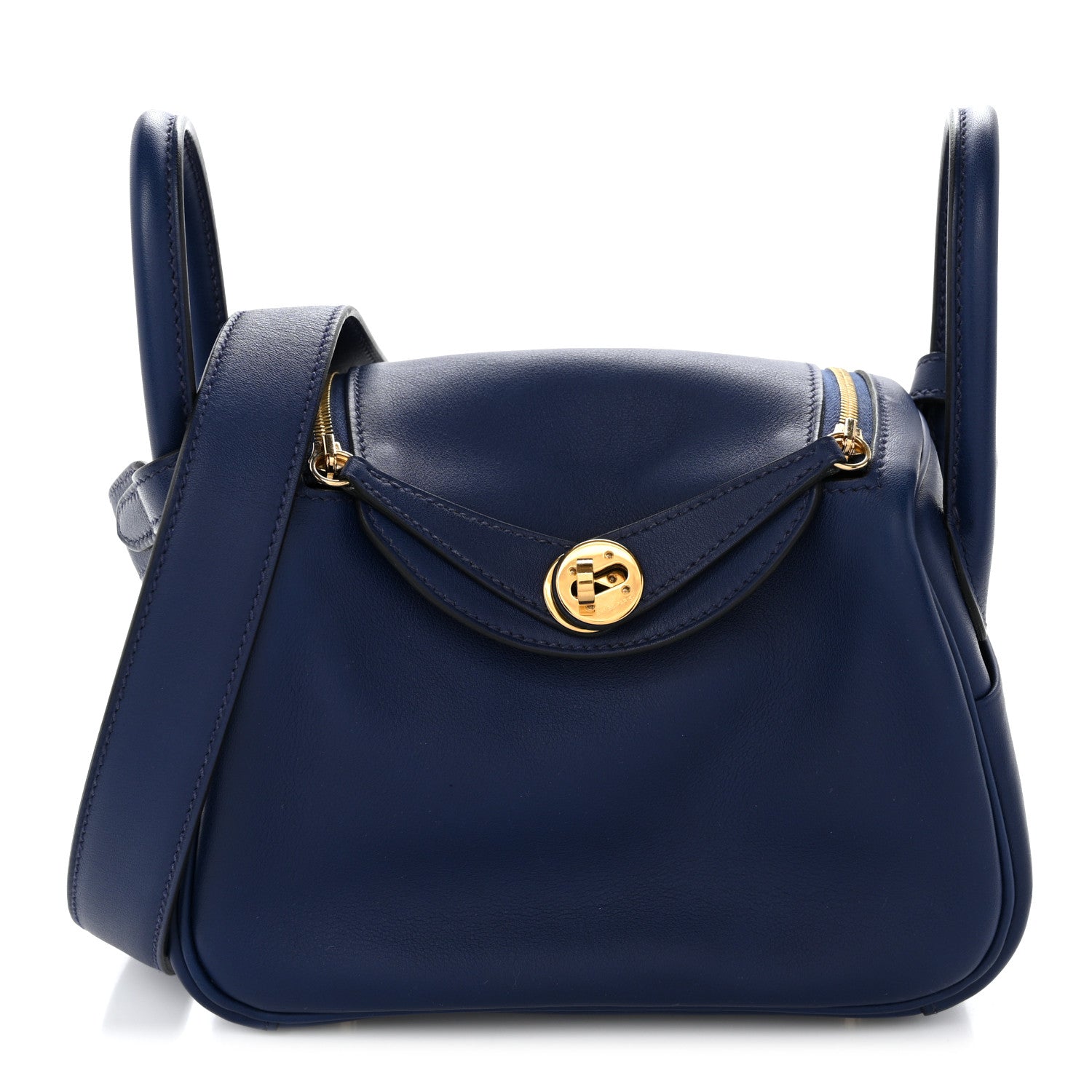 エルメス リンディ 20 Bleu Saphir スイフト ゴールド金具 HERMES LINDY 20 BLEU SAPHIR SWIFT GOLD HARDWARE