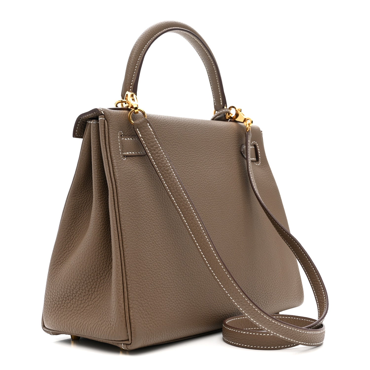 エルメス ケリー 28 内縫い Etoupe トゴ ゴールド金具 HERMES KELLY 28 RETOURNE ETOUPE TOGO GOLD HARDWARE