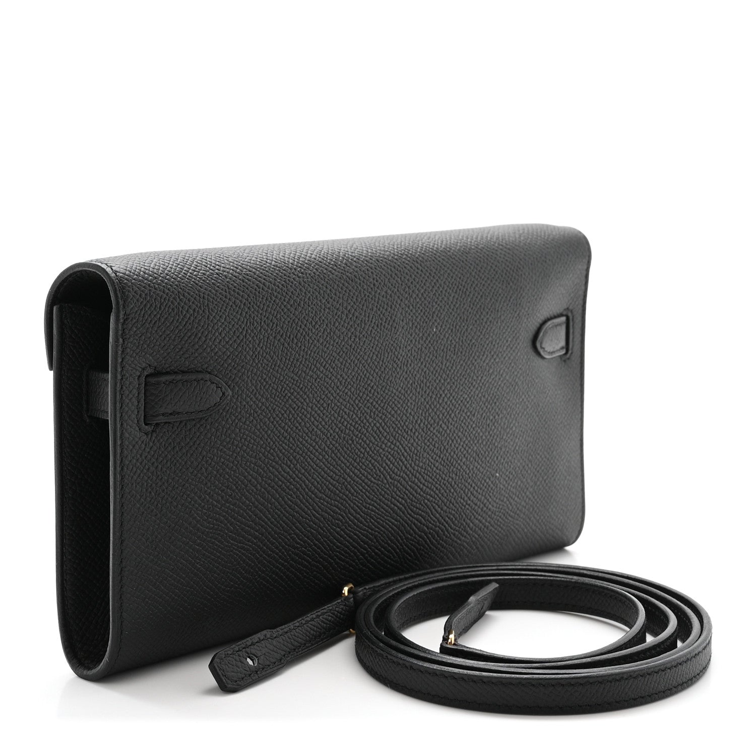 エルメス ケリートゥーゴー 長財布 Black エプソン ゴールド金具 HERMES KELLY TO GO WALLET BLACK EPSOM GOLD HARDWARE