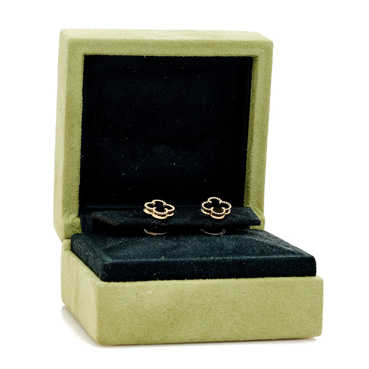 ヴァンクリーフ＆アーペル スウィートアルハンブラ ピアス ブラックオニキス 18K イエローゴールド VAN CLEEF & ARPELS SWEET ALHAMBRA EARRINGS BLACK ONYX 18K YELLOW GOLD