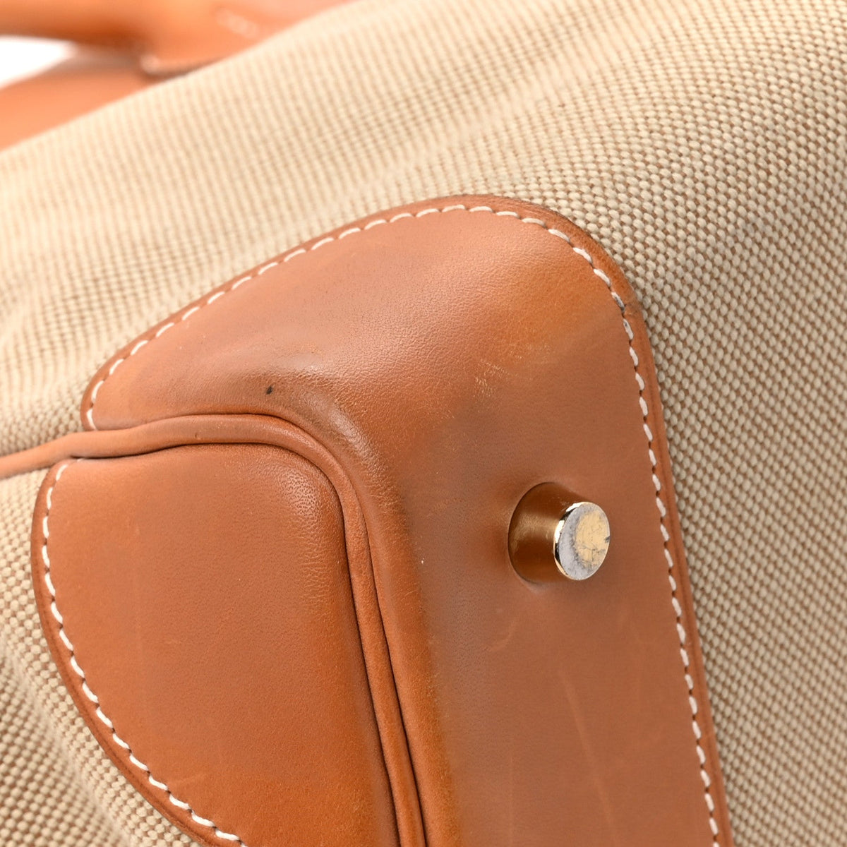 エルメス バーキン 40 オータクロア HAC Fauve Paprika バレニア / トワル ゴールド金具 HERMES BIRKIN 40 HAC FAUVE PAPRIKA BARENIA / TOILE GOLD HARDWARE