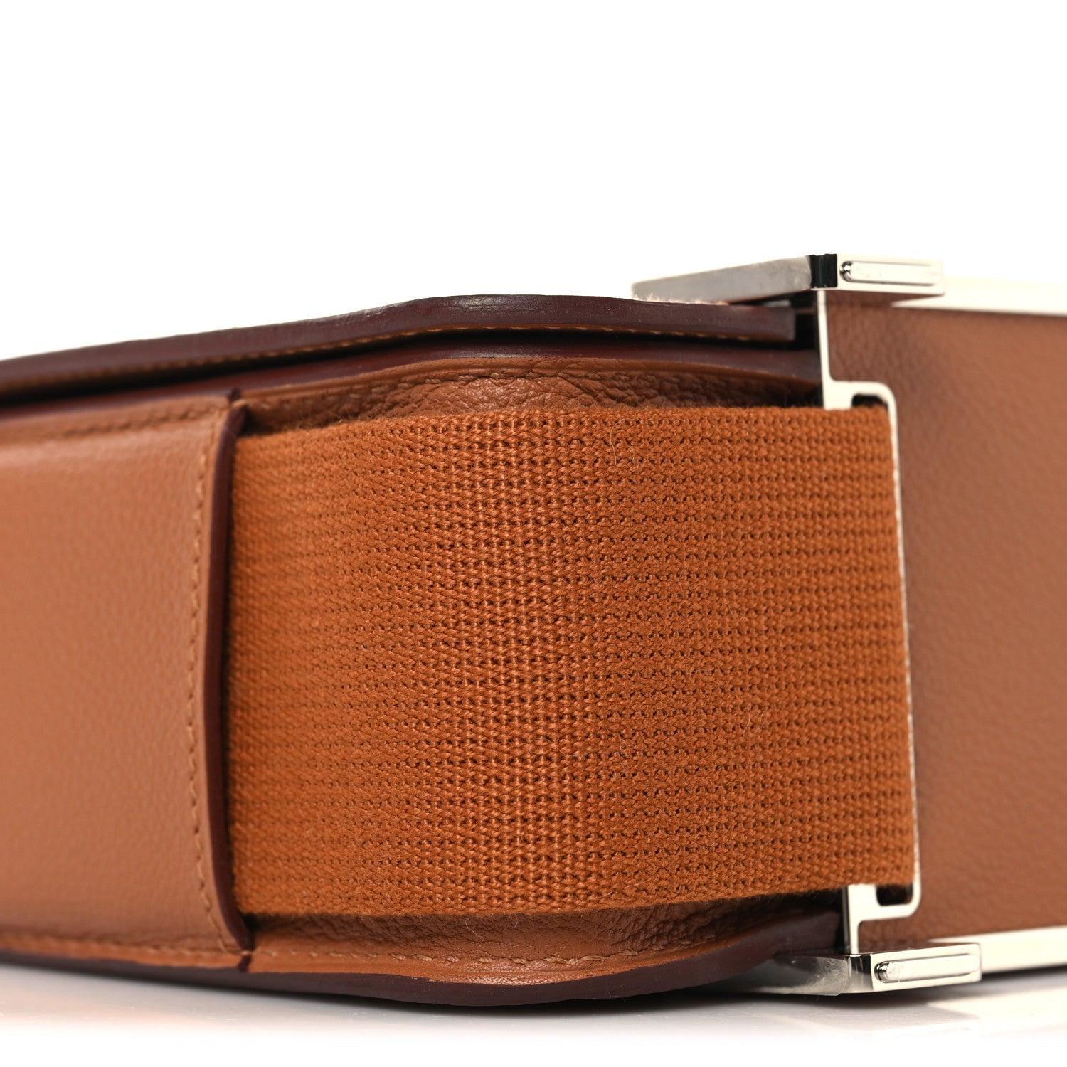エルメス ゲタ Gold エバーカラー シルバー金具 HERMES GETA GOLD EVERCOLOR SILVER HARDWARE