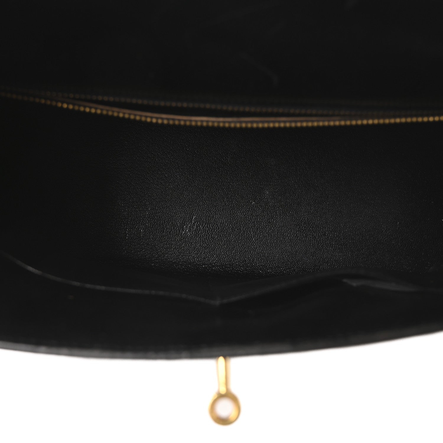 HERMES KELLY 35 SELLIER BLACK BOX GOLD HARDWARE