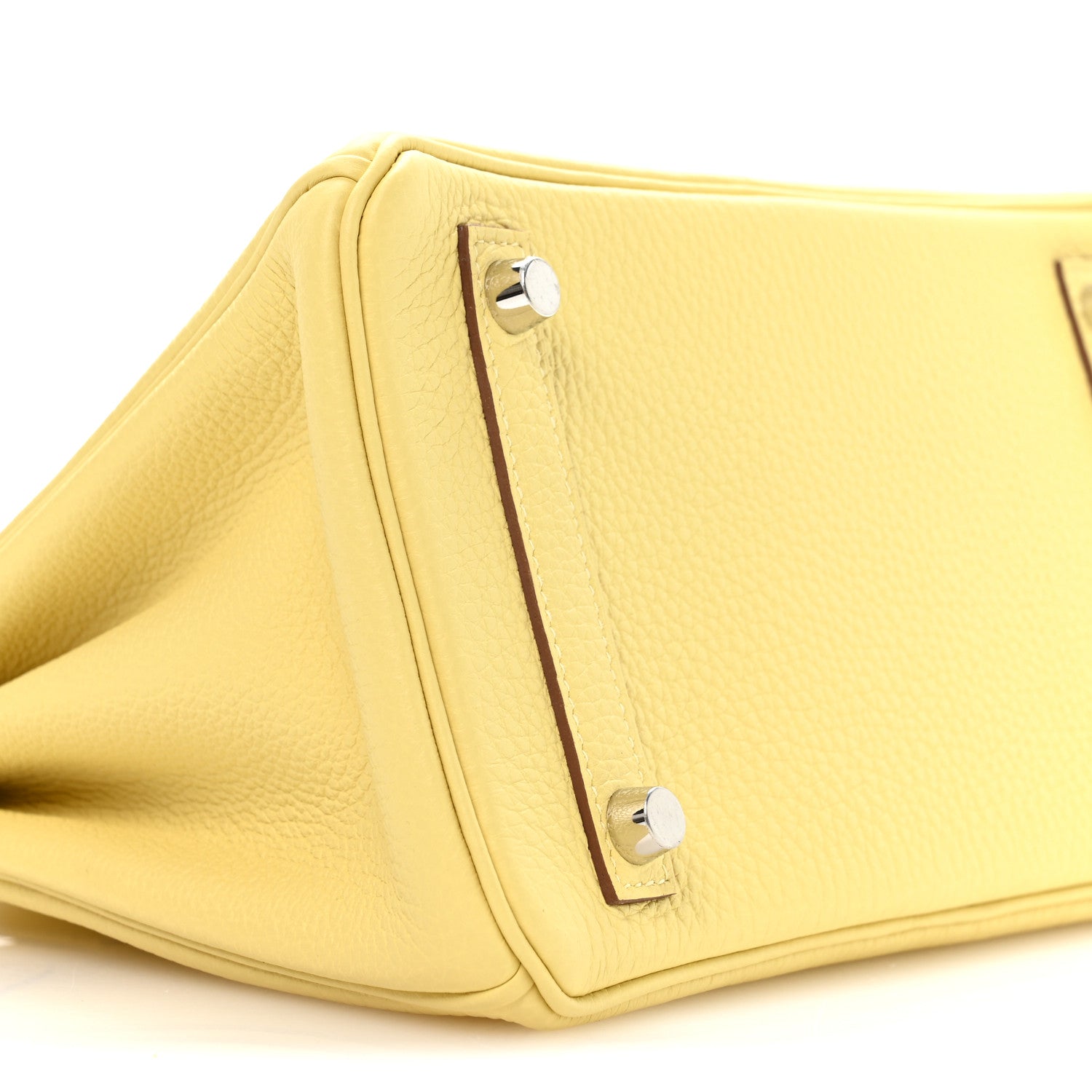 エルメス バーキン 25 Jaune Poussin トゴ シルバー金具 HERMES BIRKIN 25 JAUNE POUSSIN SILVER HARDWARE