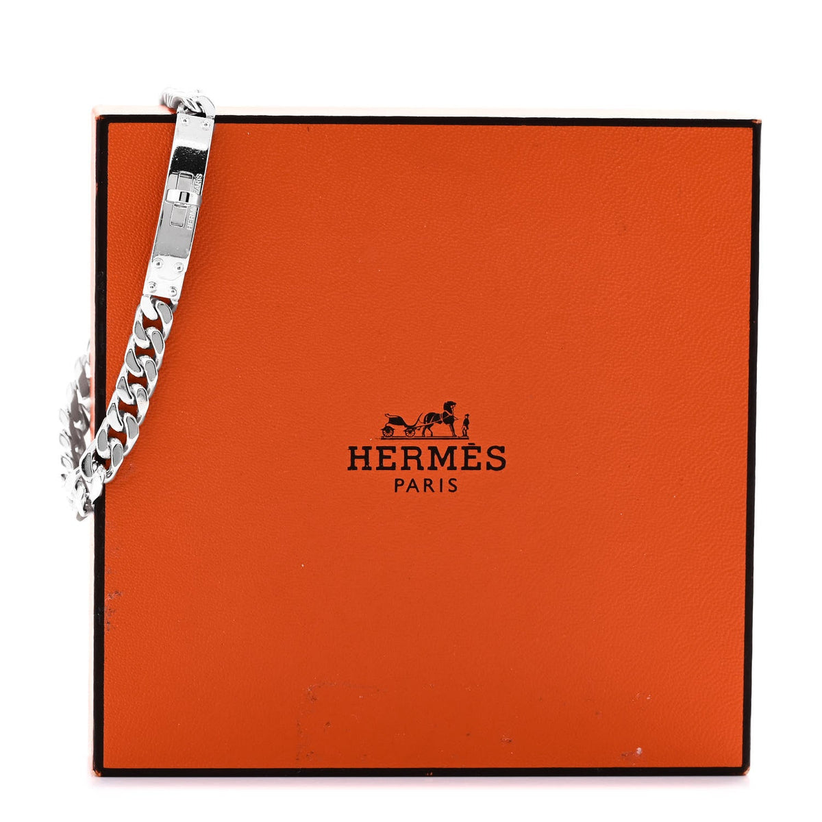 エルメス ケリー ブレスレット スターリングシルバー TPM Gourmette Bracelet HERMES KELLY BRACELET STERLING SILVER TPM GOURMETTE BRACELET