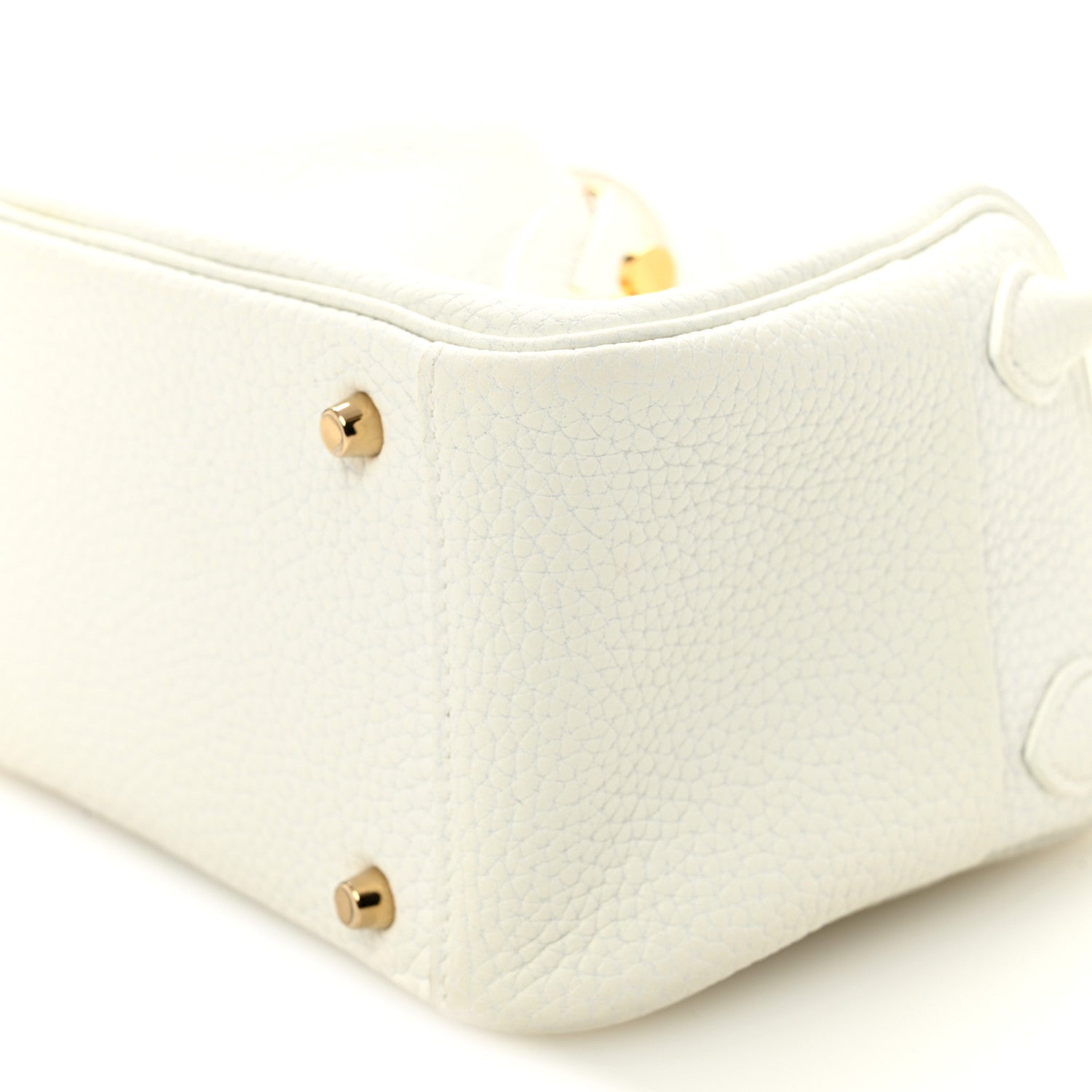 エルメス リンディ 20 New White トリヨンクレマンス ゴールド金具 HERMES LINDY 20 NEW WHITE TAURILLON CLEMENCE GOLD HARDWARE