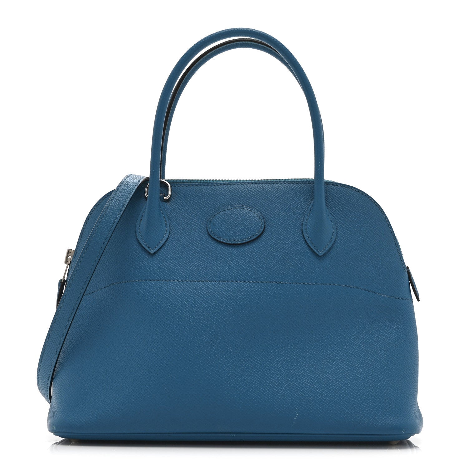 エルメス ボリード 27 Bleu Zanzibar エプソン シルバー金具 HERMES