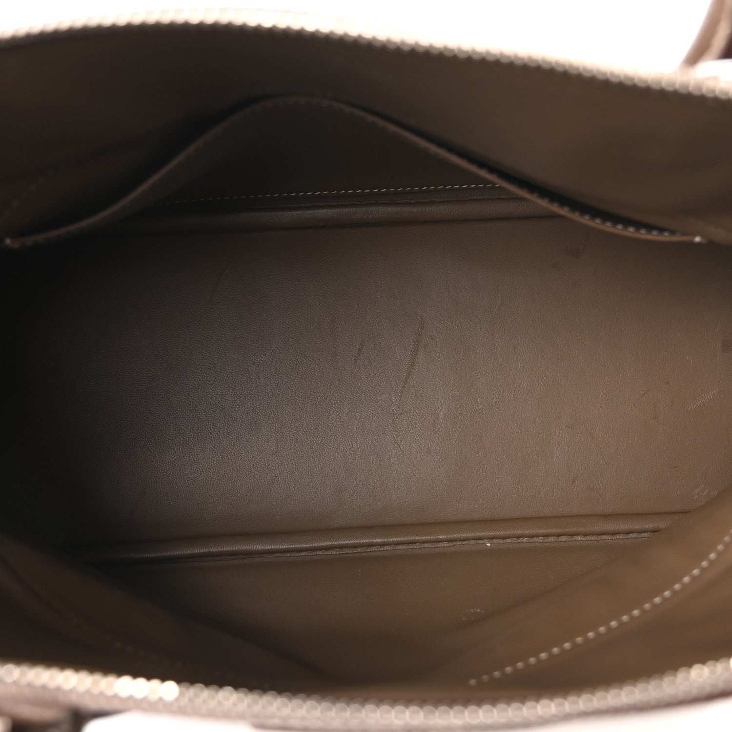 HERMES BOLIDE 31 ETOUPE TAURILLON CLEMENCE SILVER HARDWARE