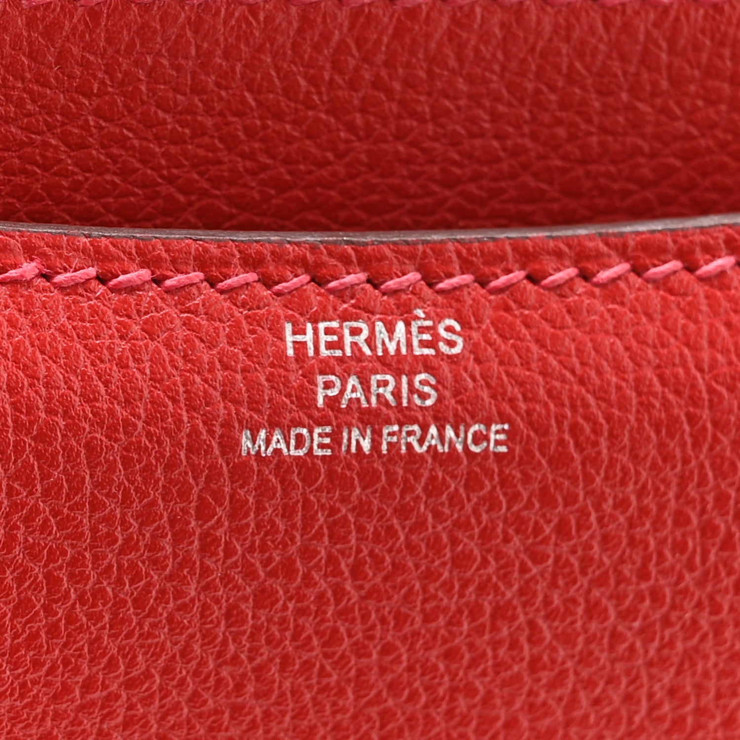 エルメス ミニコンスタンス 18 Rouge Piment シェーブルミゾール シルバー金具 HERMES MINI CONSTANCE 18 ROUGE PIMENT CHEVRE MYSORE SILVER HARDWARE