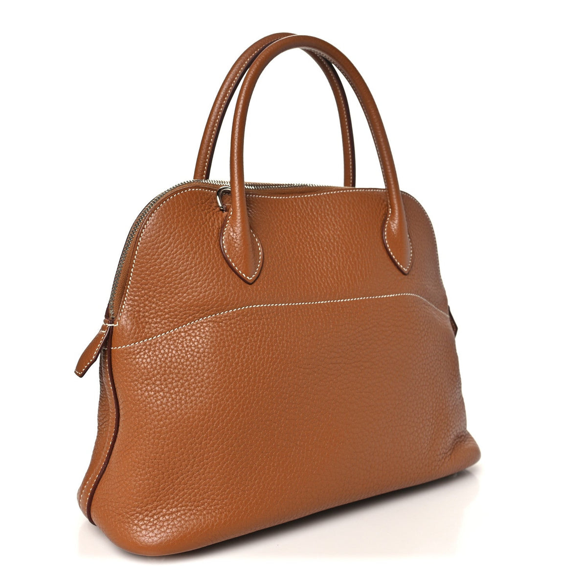Hermès Bolide 31 Gold Taurillon Clemence Silver Hardware