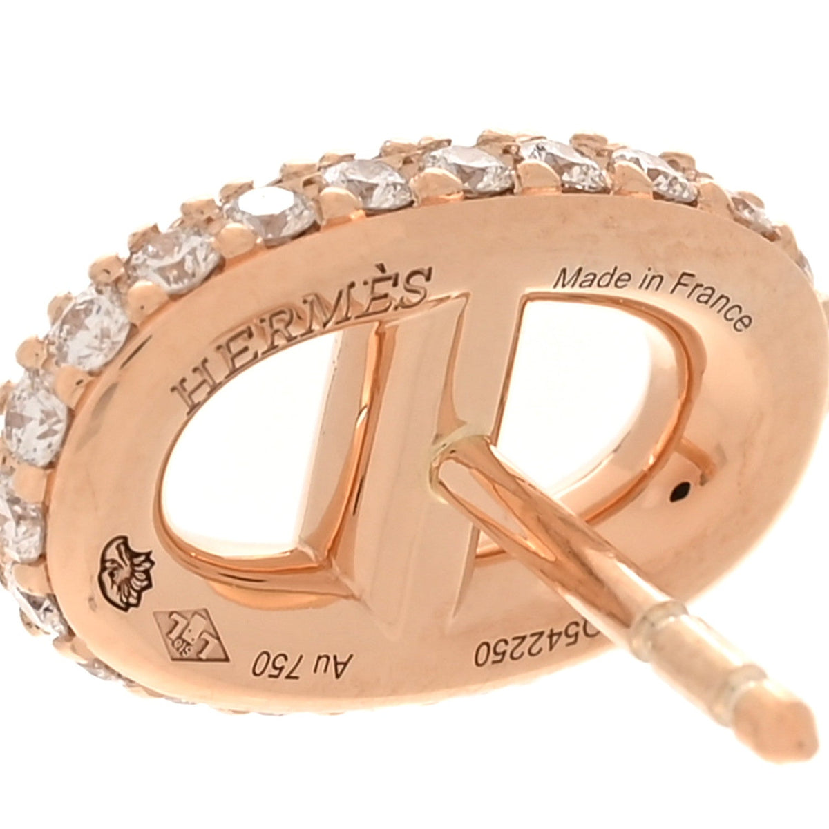 エルメス ファランドールピアス 18K ローズゴールド ダイヤモンド HERMES FARANDOLE EARRINGS 18K ROSE GOLD DIAMOND