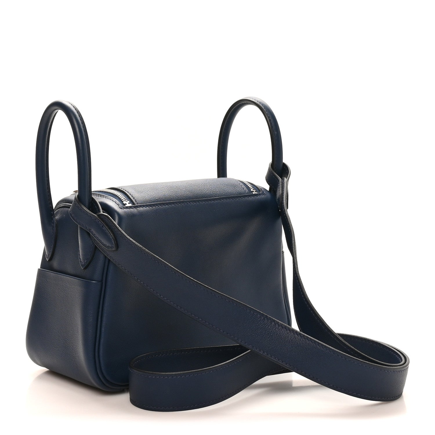 エルメス リンディ 20 ヴェルソ Bleu Navy Terre Battue スイフト シルバー金具 HERMES LINDY 20 VERSO BLEU NAVY TERRE BATTUE SWIFT SILVER HARDWARE
