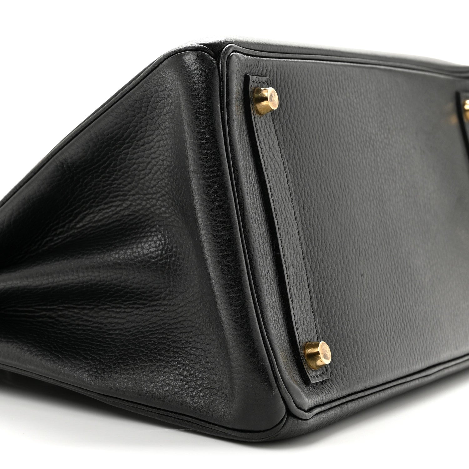 エルメス バーキン 32 オータクロア HAC Black アルデンヌ ゴールド金具 HERMES BIRKIN 32 HAC BLACK ARDENNES GOLD HARDWARE