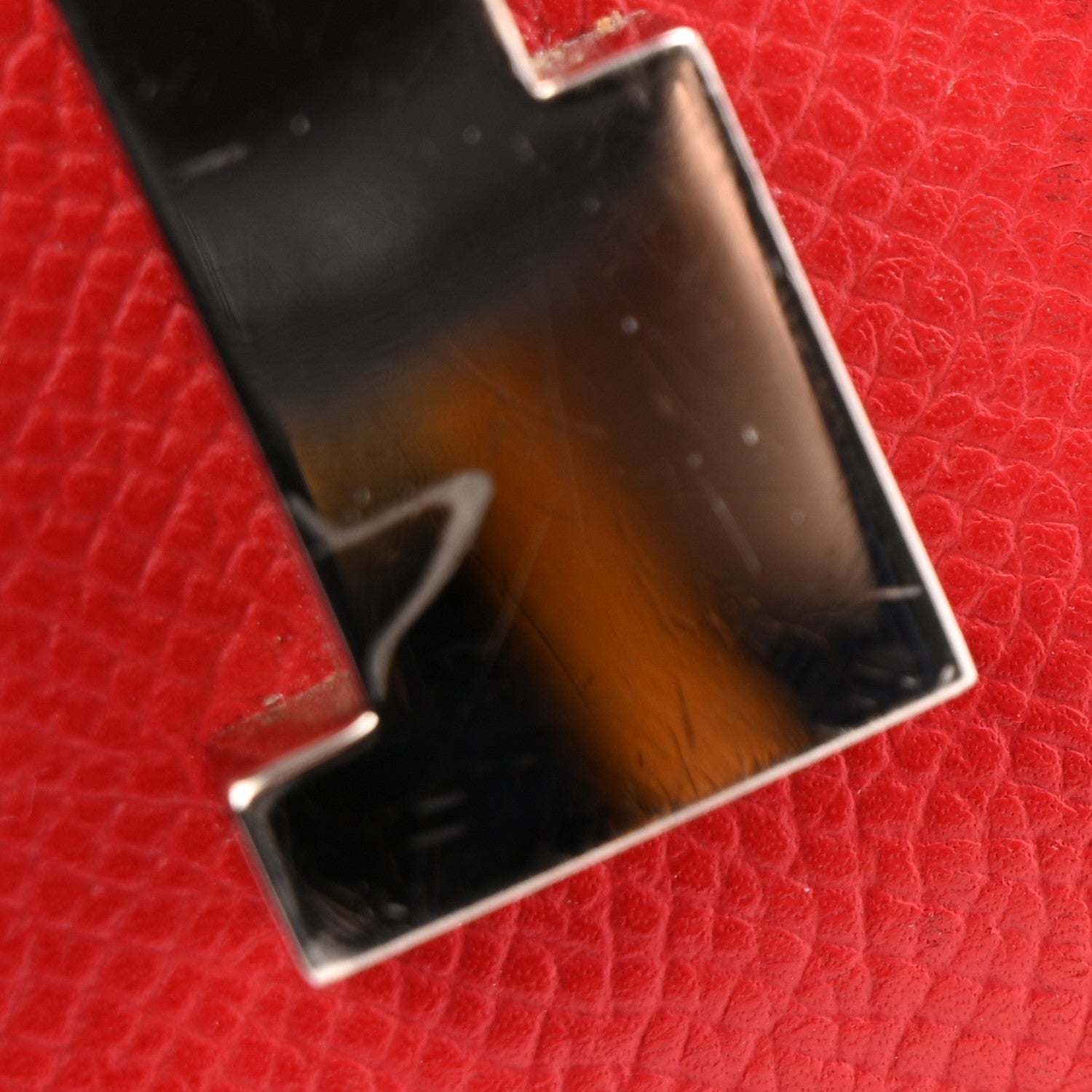 エルメス コンスタンス 24 Rouge Casaque エプソン シルバー金具 HERMES CONSTANCE 24 ROUGE CASAQUE EPSOM SILVER HARDWARE