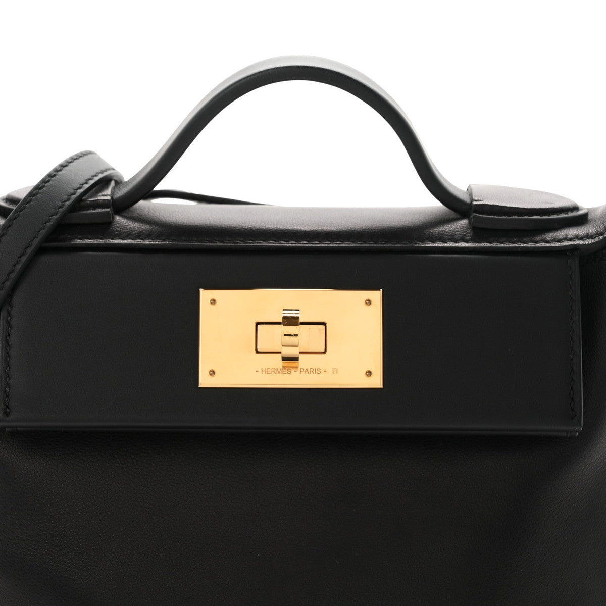 エルメス 24/24 ミニヴァンキャトル 21 Black エバーカラー / スイフト ゴールド金具 HERMES 24/24 21 BLACK EVERCOLOR / SWIFT GOLD HARDWARE