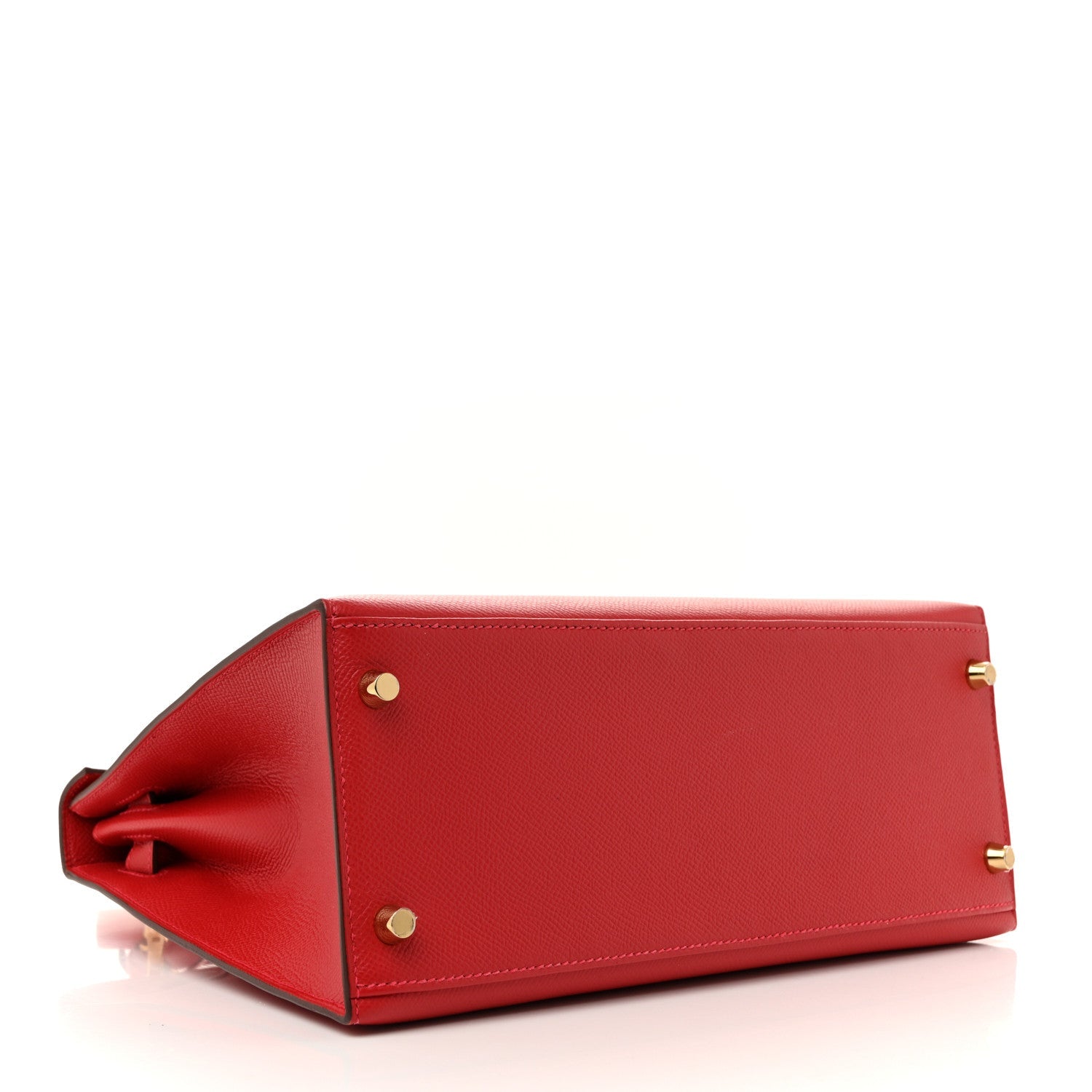 HERMES KELLY 28 SELLIER ROUGE CASAQUE EPSOM GOLD HARDWARE