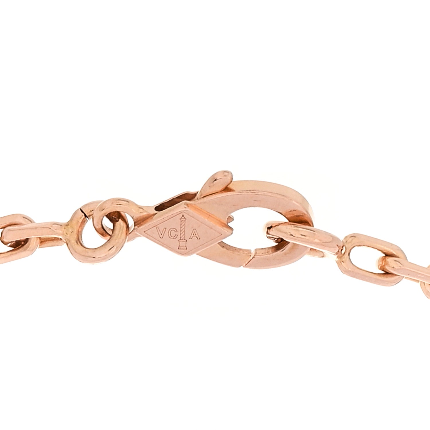 ヴァンクリーフ＆アーペル ラッキースプリング 5モチーフ ブレスレット マルチカラー 18K ローズゴールド VAN CLEEF & ARPELS LUCKY SPRING 5 MOTIFS BRACELET MULTICOLOR 18K ROSE GOLD