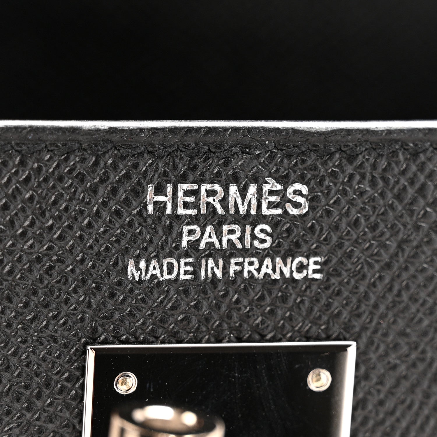 エルメス ケリー 35 外縫い Black エプソン シルバー金具 HERMES KELLY 35 SELLIER BLACK EPSOM SILVER HARDWARE