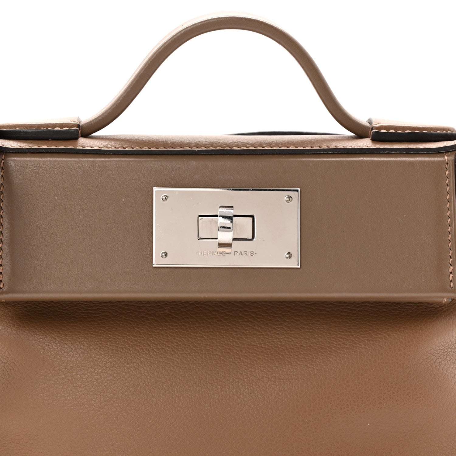 エルメス 24/24  ミニヴァンキャトル 21 Etoupe エバーカラー / スイフト シルバー金具 HERMES 24/24 21 ETOUPE EVERCOLOR / SWIFT SILVER HARDWARE