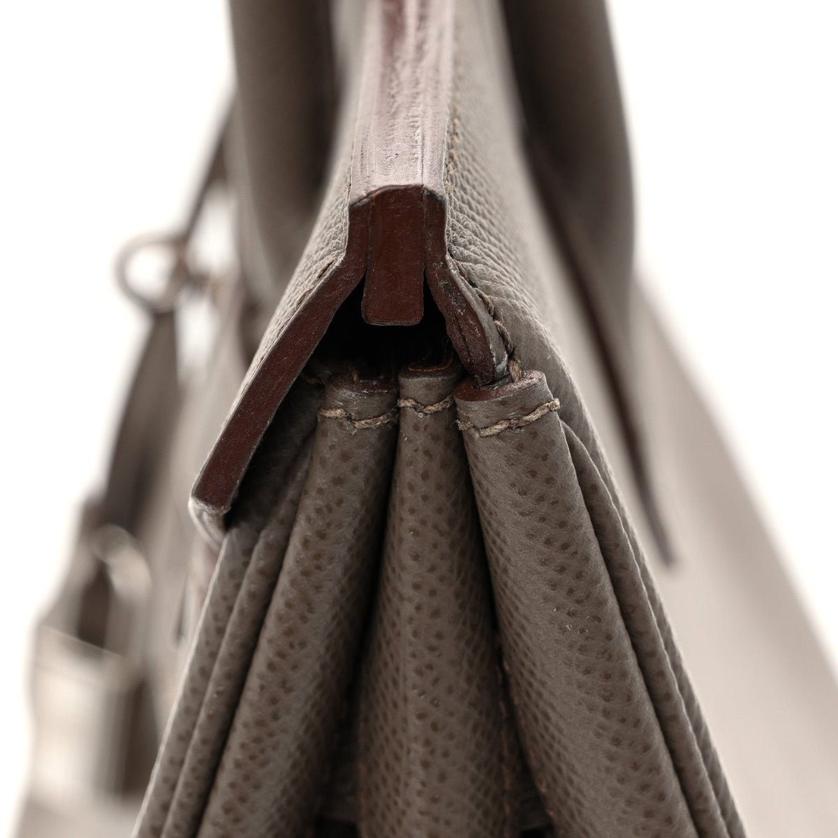 Hermès Birkin 35 Etain Epsom Silver Hardware