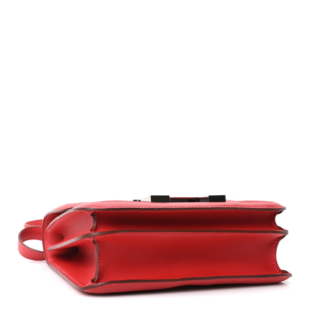 エルメス コンスタンス 24 Rouge Casaque スイフト シルバー金具 HERMES CONSTANCE 24 ROUGE CASAQUE SWIFT SILVER HARDWARE