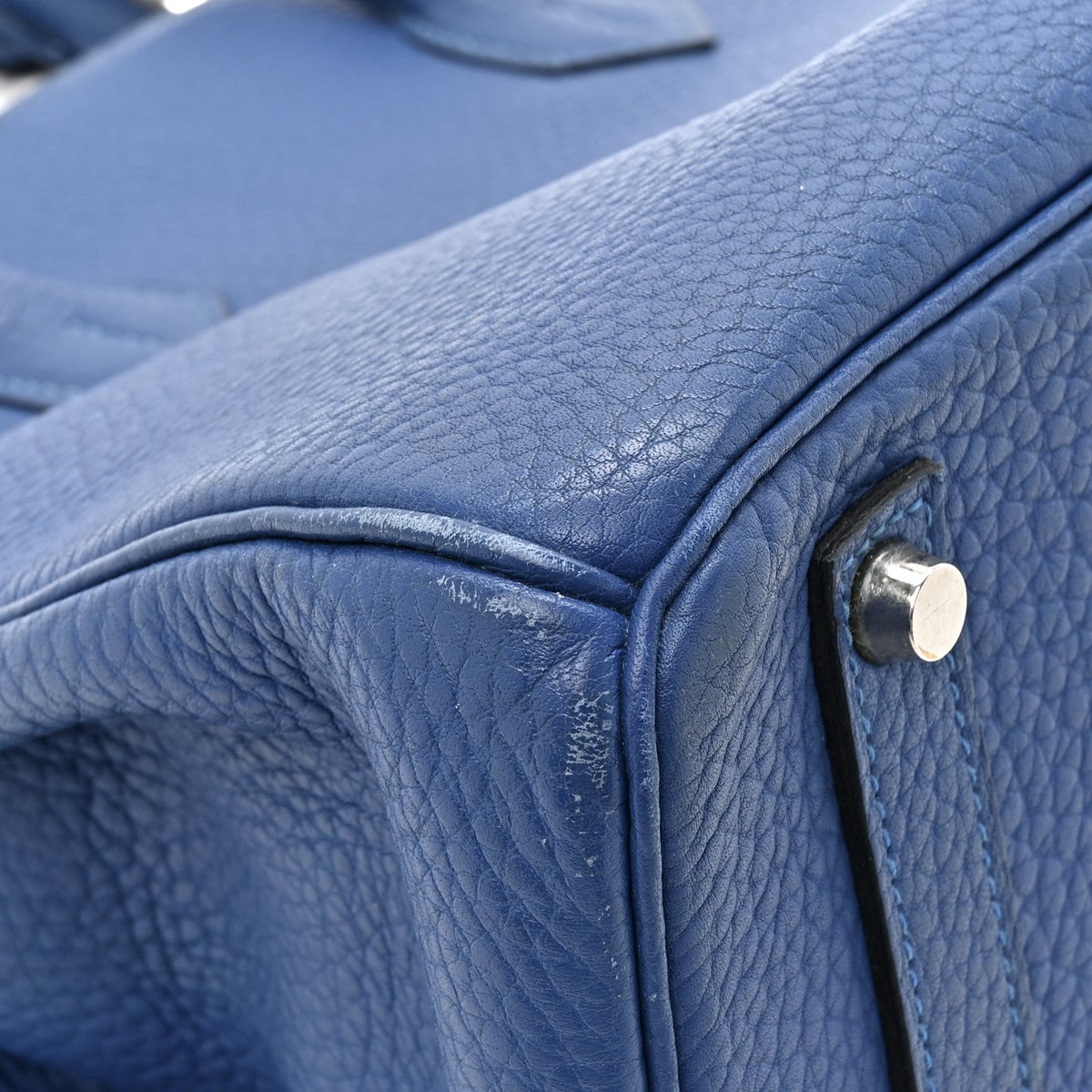 エルメス バーキン 35 Bleu Thalassa トゴ シルバー金具 HERMES BIRKIN 35 BLEU THALASSA TOGO SILVER HARDWARE