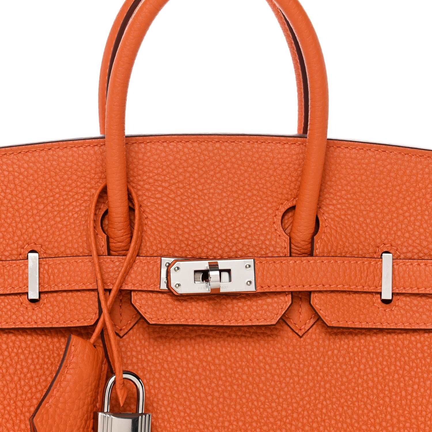 エルメス バーキン 25 Orange トゴ シルバー金具 HERMES BIRKIN 25 ORANGE TOGO SILVER HARDWARE