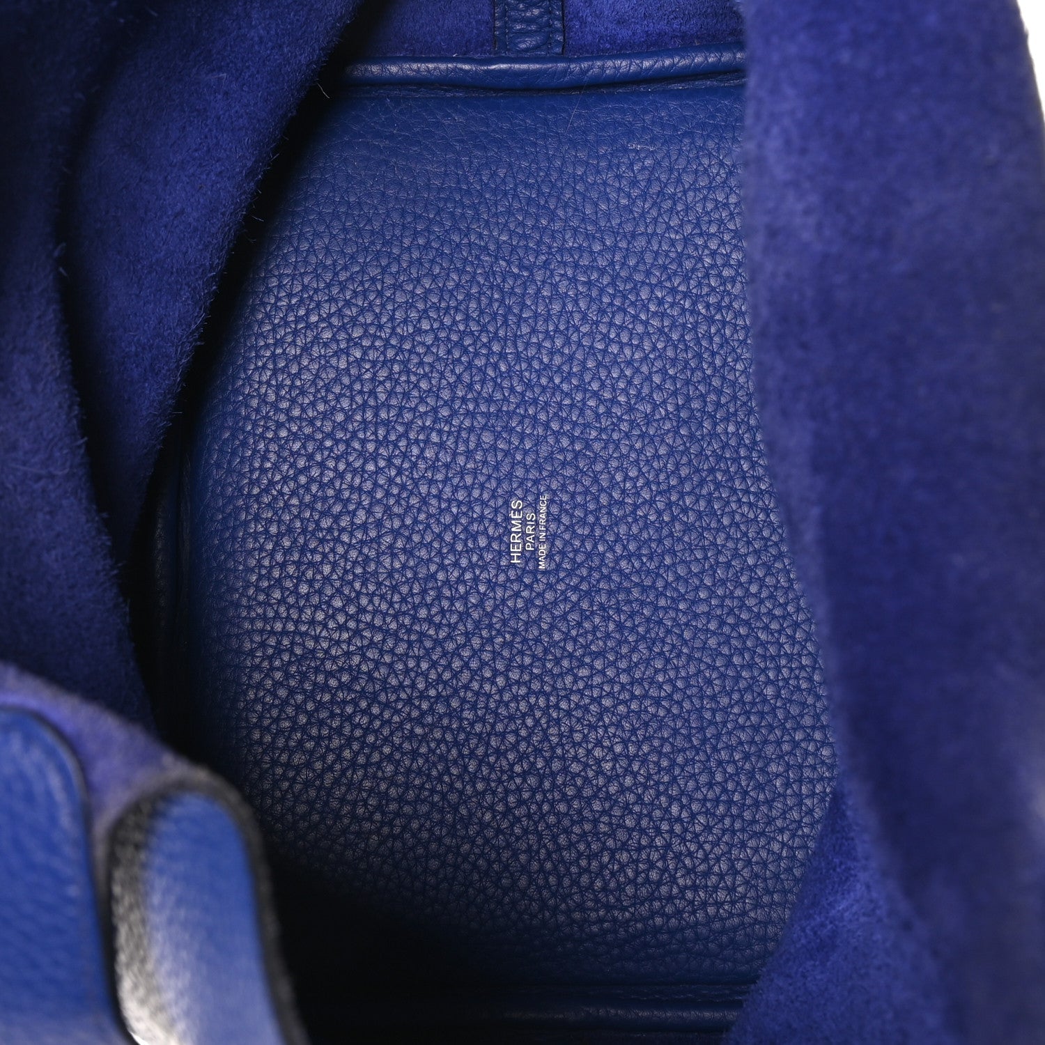 HERMES PICOTIN MM 22 BLEU ELECTRIQUE TAURILLON CLEMENCE SILVER HARDWARE