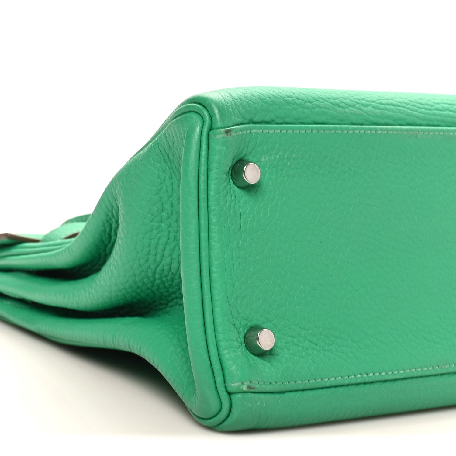 エルメス ケリー32 内縫い Menthe トリヨンクレマンス シルバー金具 HERMES KELLY32 RETOURNE MENTHE TAURILLON CLEMENCE SILVER HARDWARE