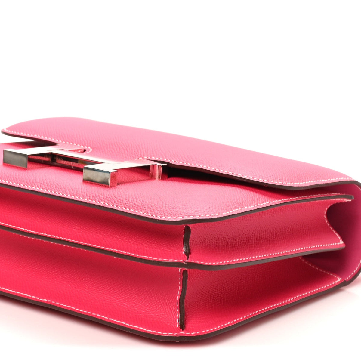 Hermès Constance 24 Rose Tyrien Epsom Silver Hardware